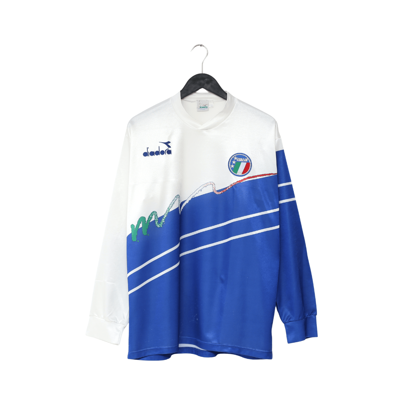 1990/92 ITALY Vintage Diadora Long Sleeve Training Shirt (XL)