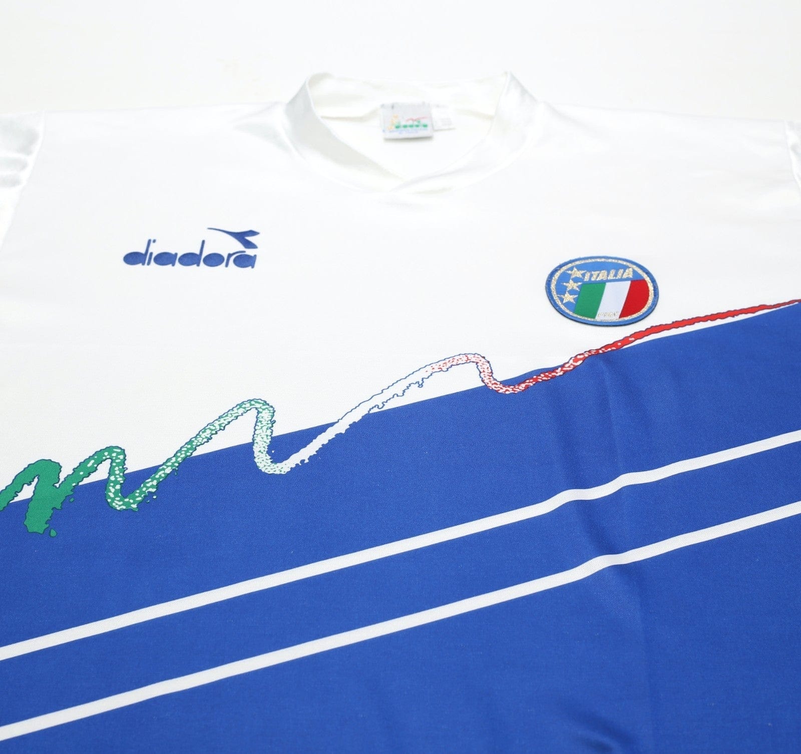 1990/92 ITALY Vintage Diadora Long Sleeve Training Shirt (XL)