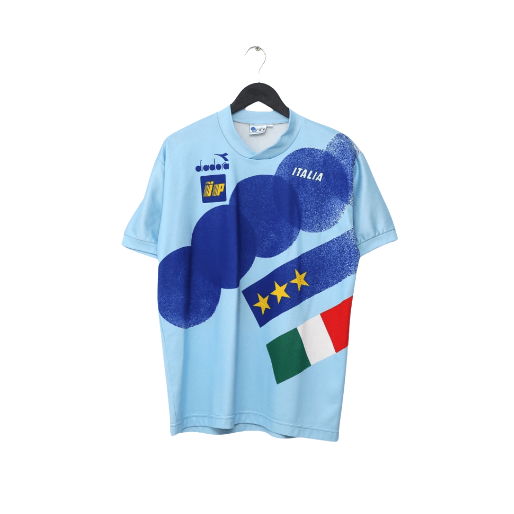 1990/92 ITALY Vintage Diadora Player Issue Spec Training Shirt (L)