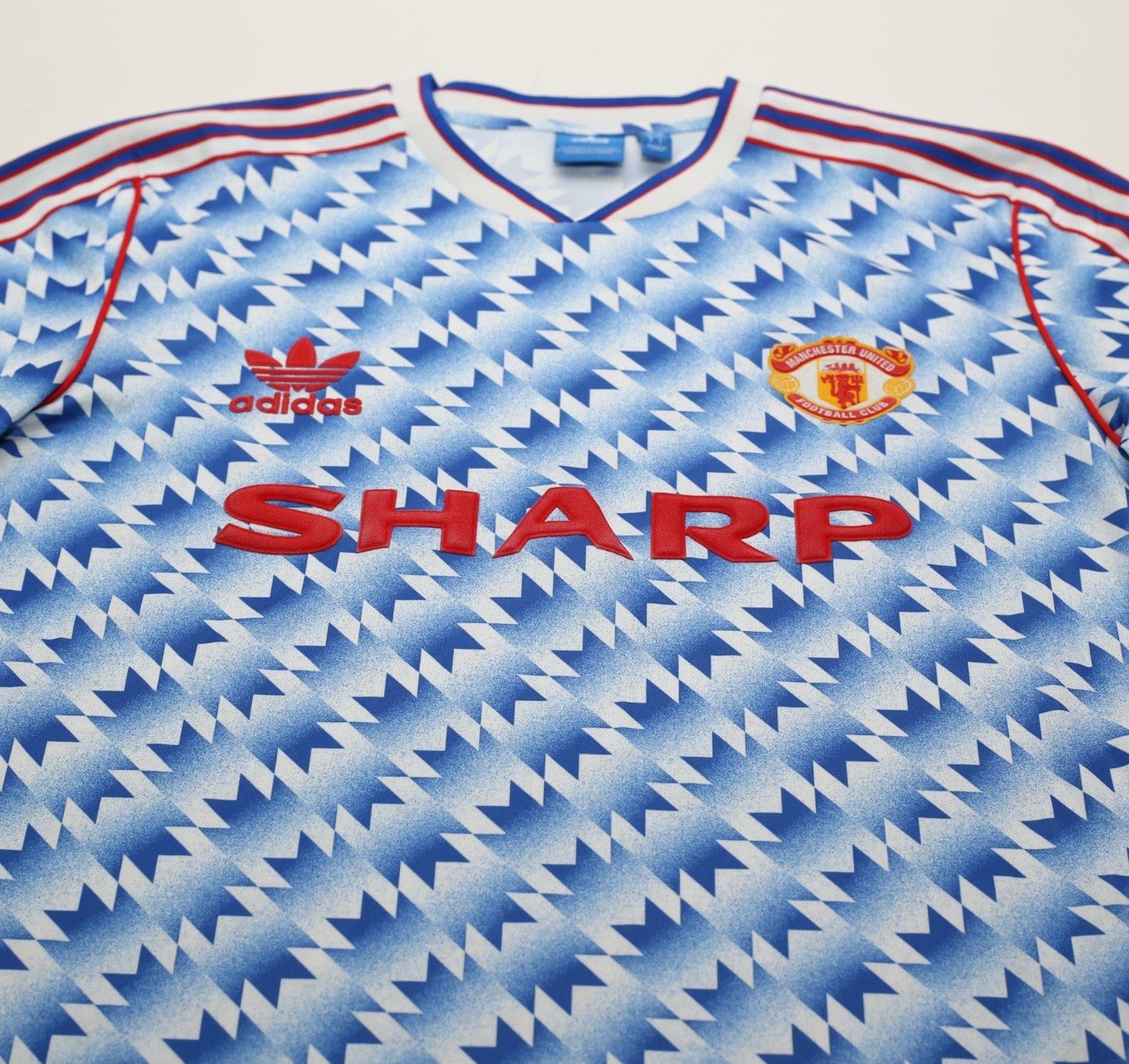 1990/92 MANCHESTER UNITED Retro adidas Originals Away Football Shirt (M/L)
