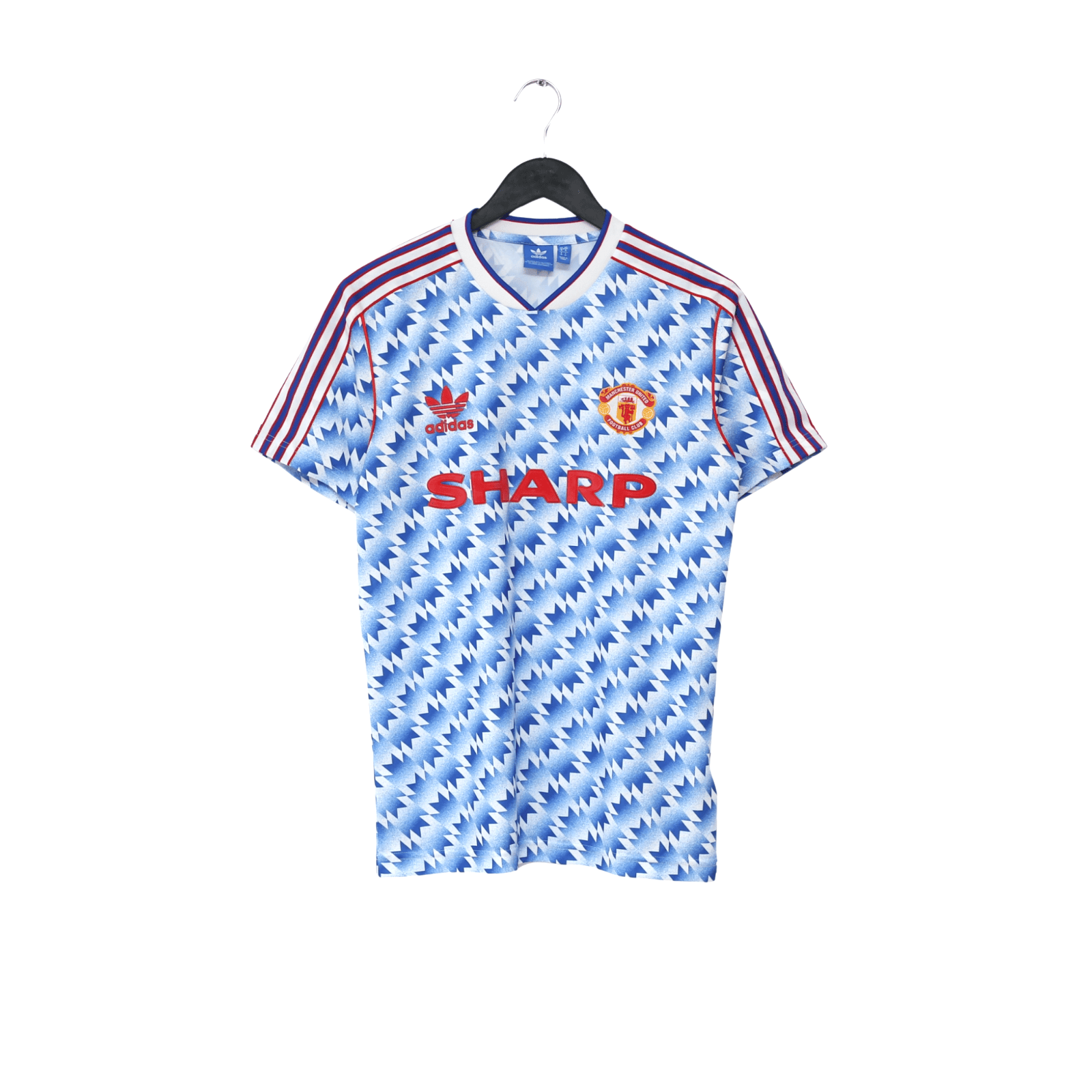 1990/92 Manchester United Retro adidas Originals Away Football Shirt (S/M)