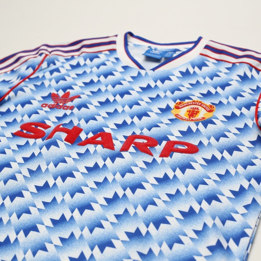 1990/92 Manchester United Retro adidas Originals Away Football Shirt (S/M)