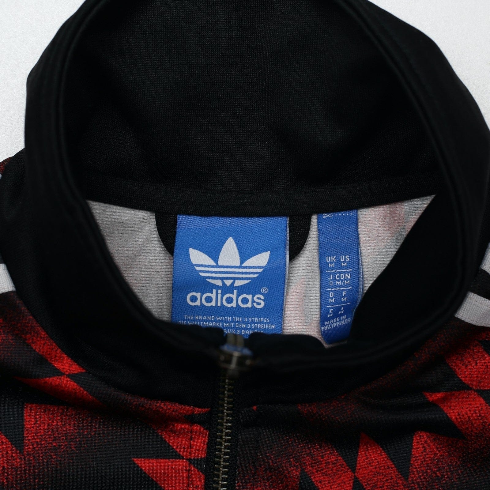 1990/92 Manchester United Retro adidas Originals Football Track Top (M)