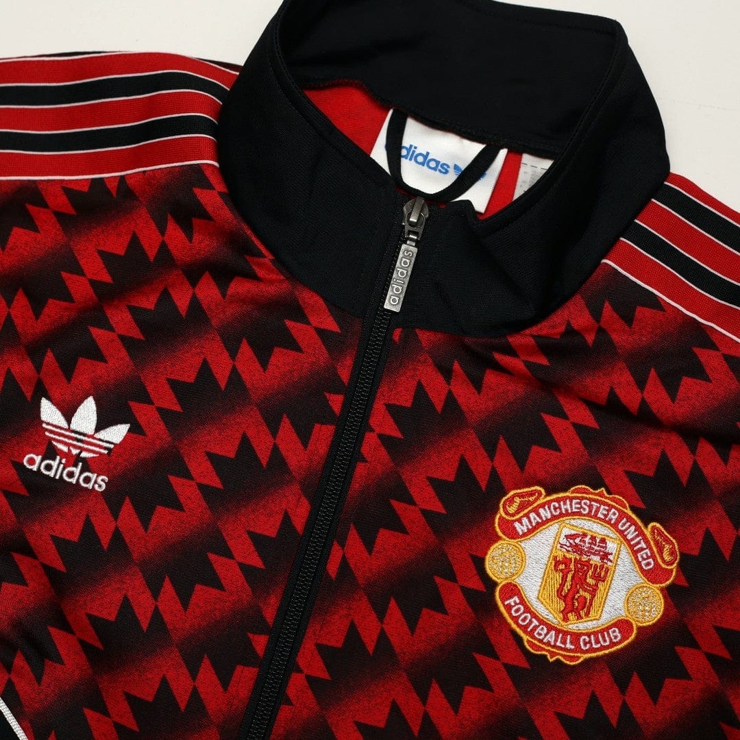 1990/92 Manchester United Retro adidas Originals Track Top Jacket (M) 1991