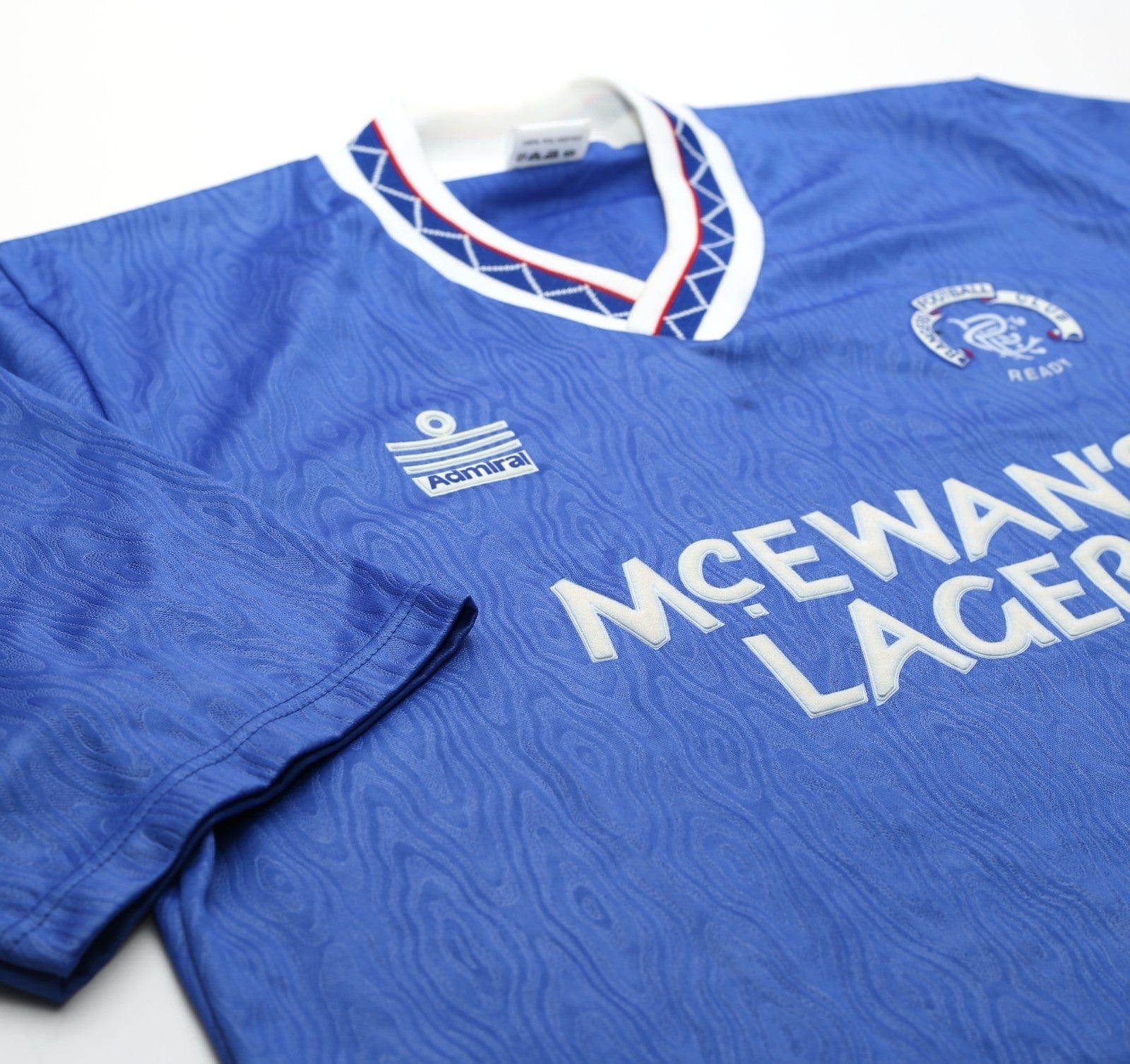 1990/92 Rangers Vintage Admiral Home Football Shirt (L) 42/44