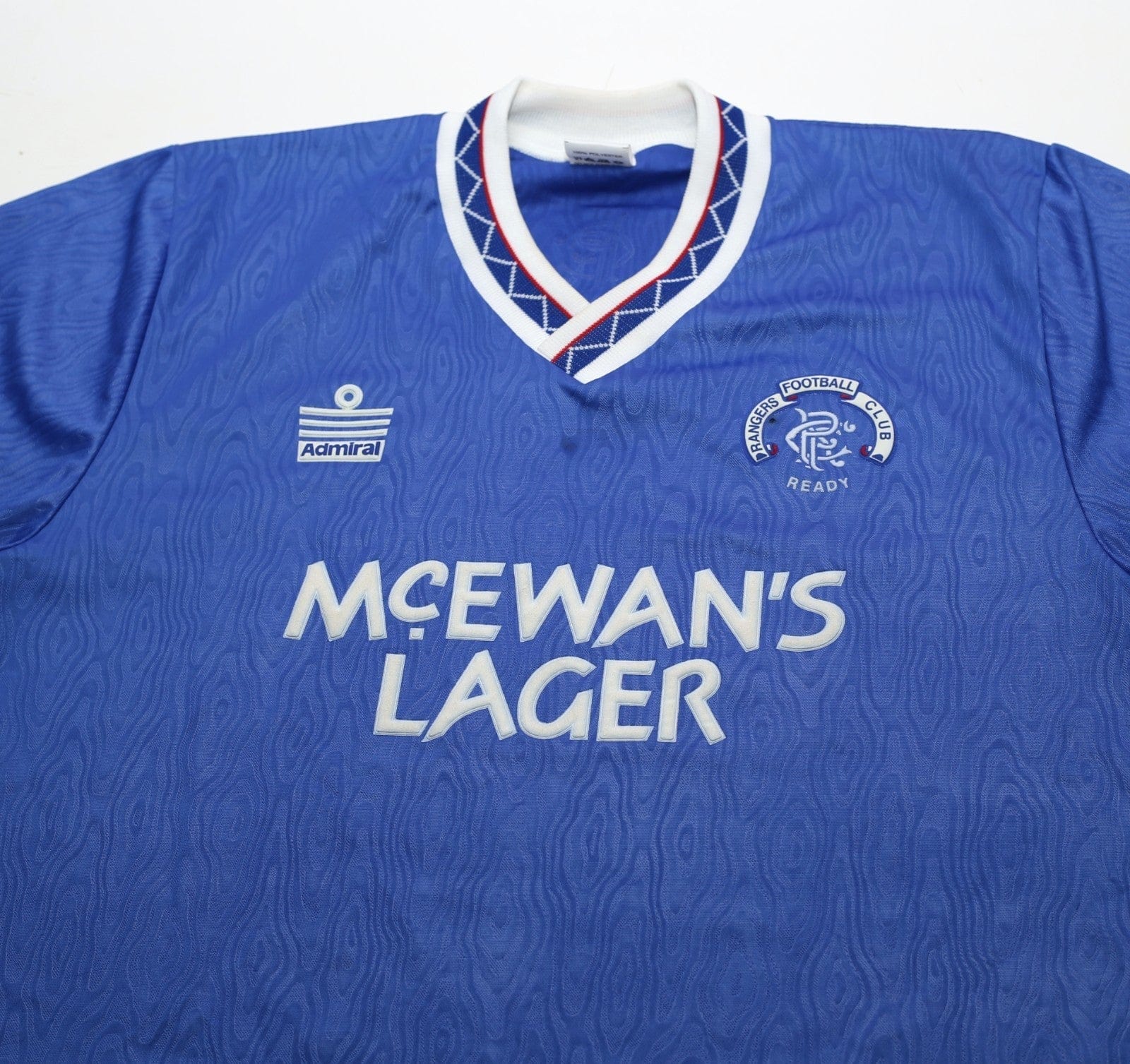 1990/92 Rangers Vintage Admiral Home Football Shirt (L) 42/44