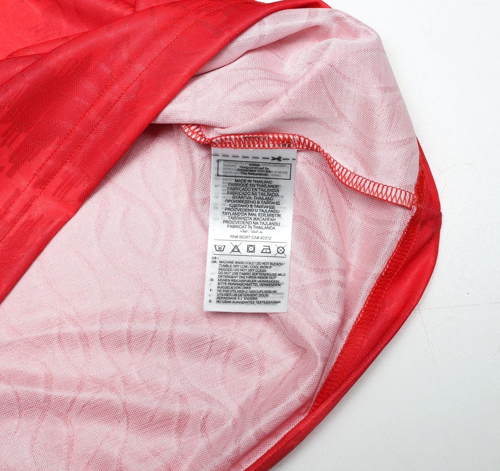 1990/92 ROBSON #7 Manchester United adidas Originals Football Shirt (M)