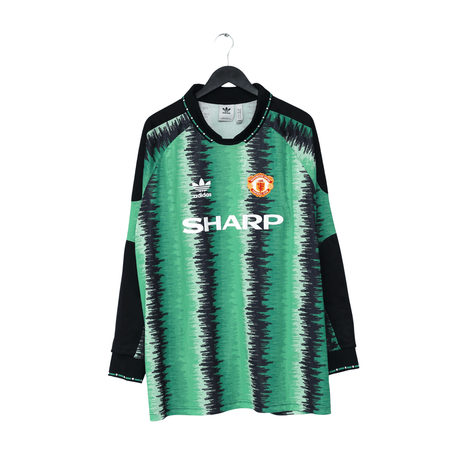 1990/92 Schmeichel #1 Manchester united adidas Originals GK Football Shirt (XXL)