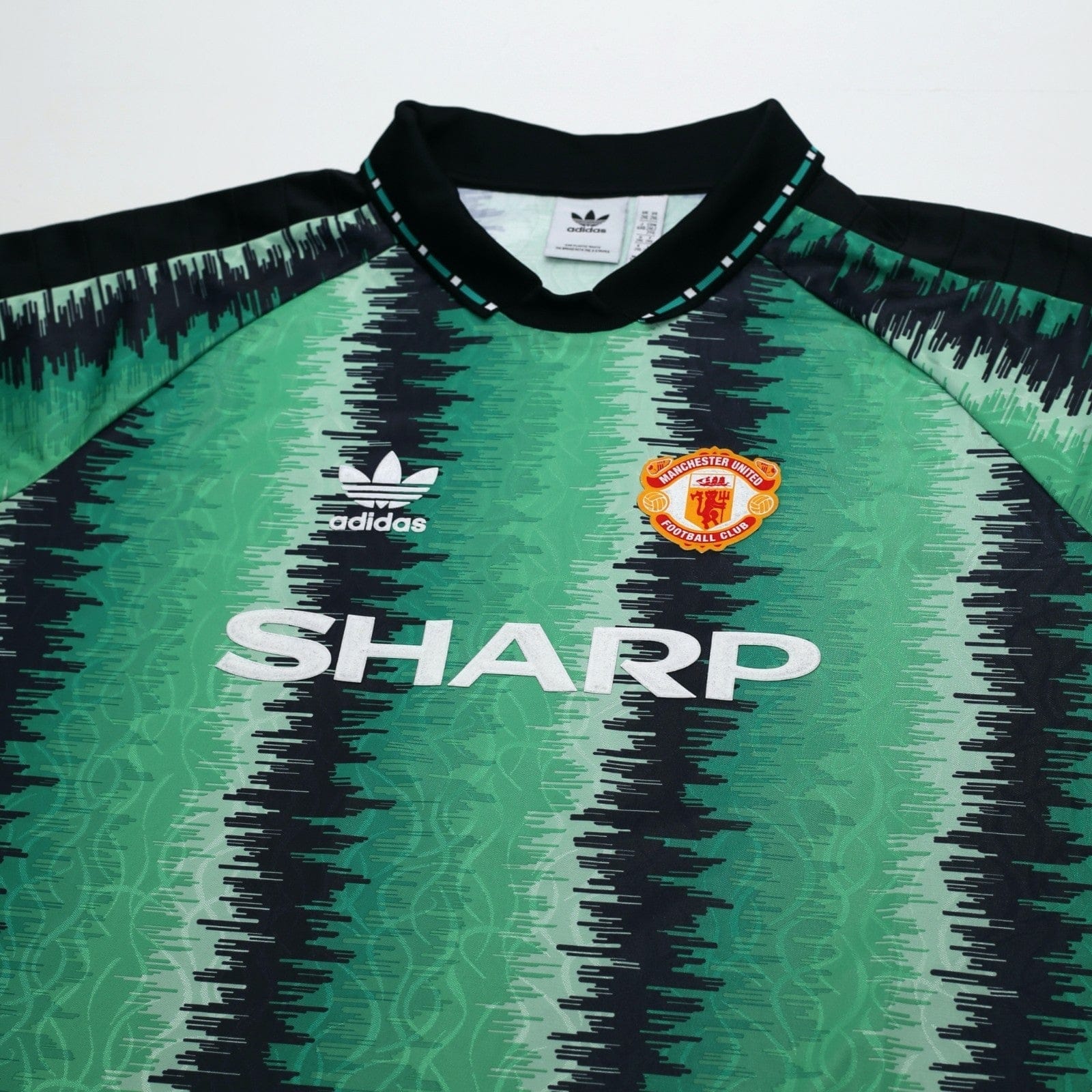 1990/92 Schmeichel #1 Manchester united adidas Originals GK Football Shirt (XXL)