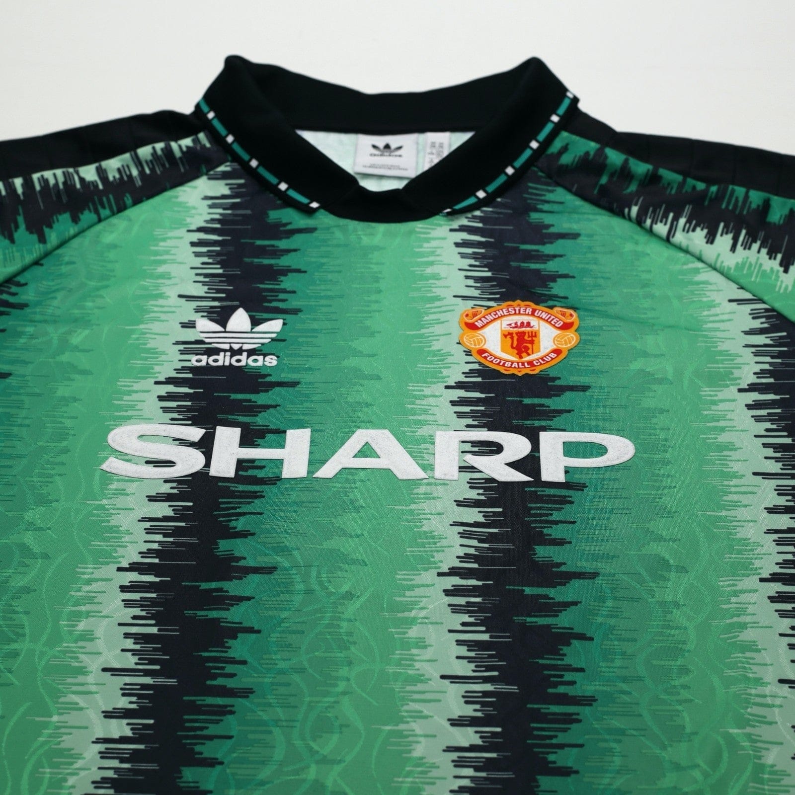 1990/92 Schmeichel #1 Manchester united adidas Originals GK Football Shirt (XXL)