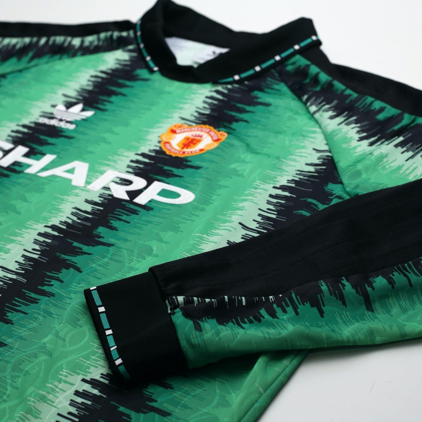 1990/92 Schmeichel #1 Manchester united adidas Originals GK Football Shirt (XXL)