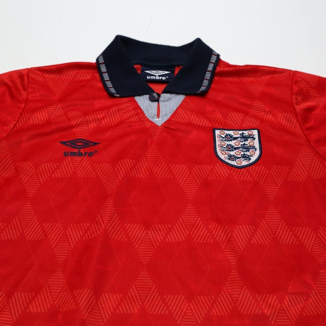1990/93 England Retro Umbro Away Football Shirt (S) Italia 90