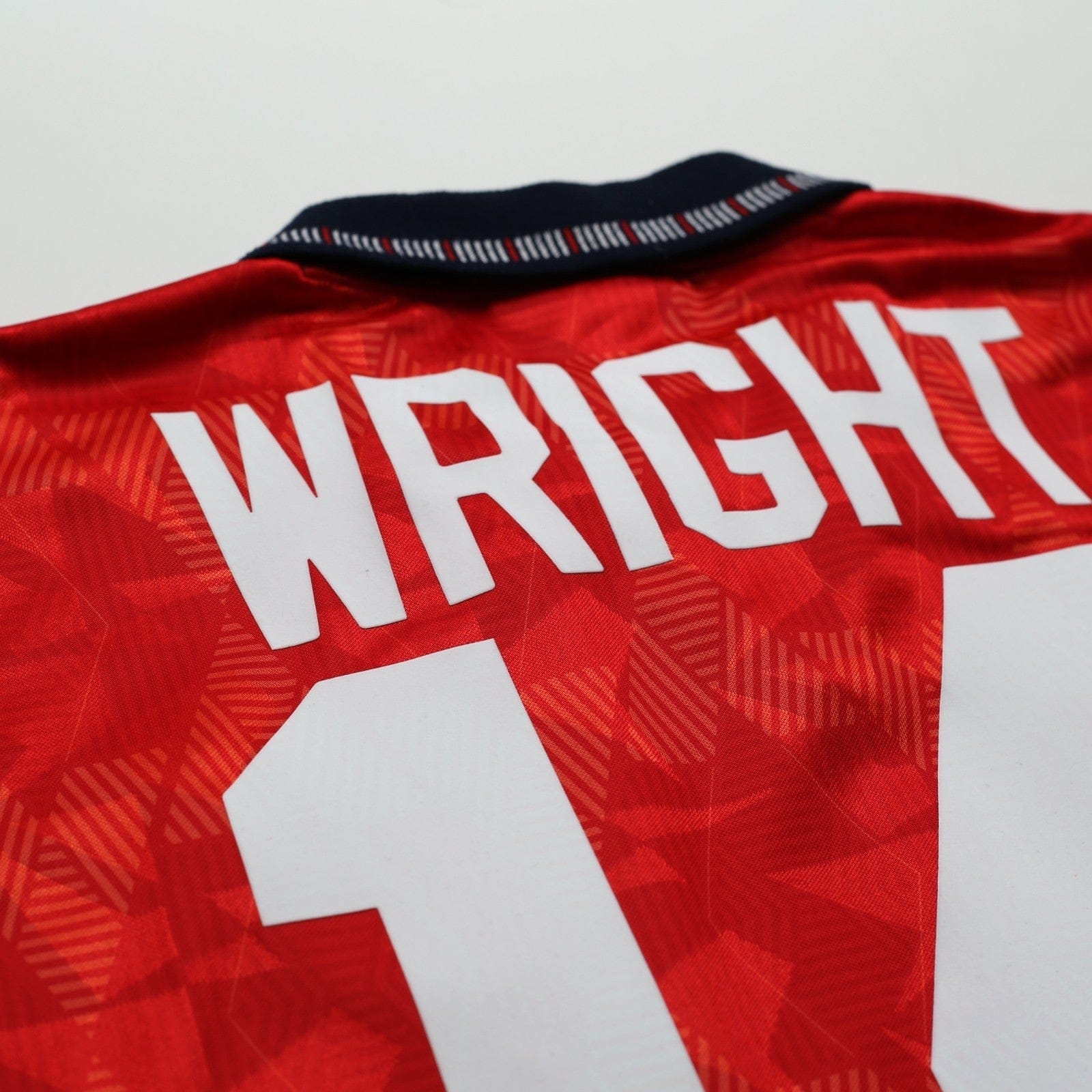 1990/93 Wright #14 England Vintage Umbro Away Football Shirt (M) US Cup 93