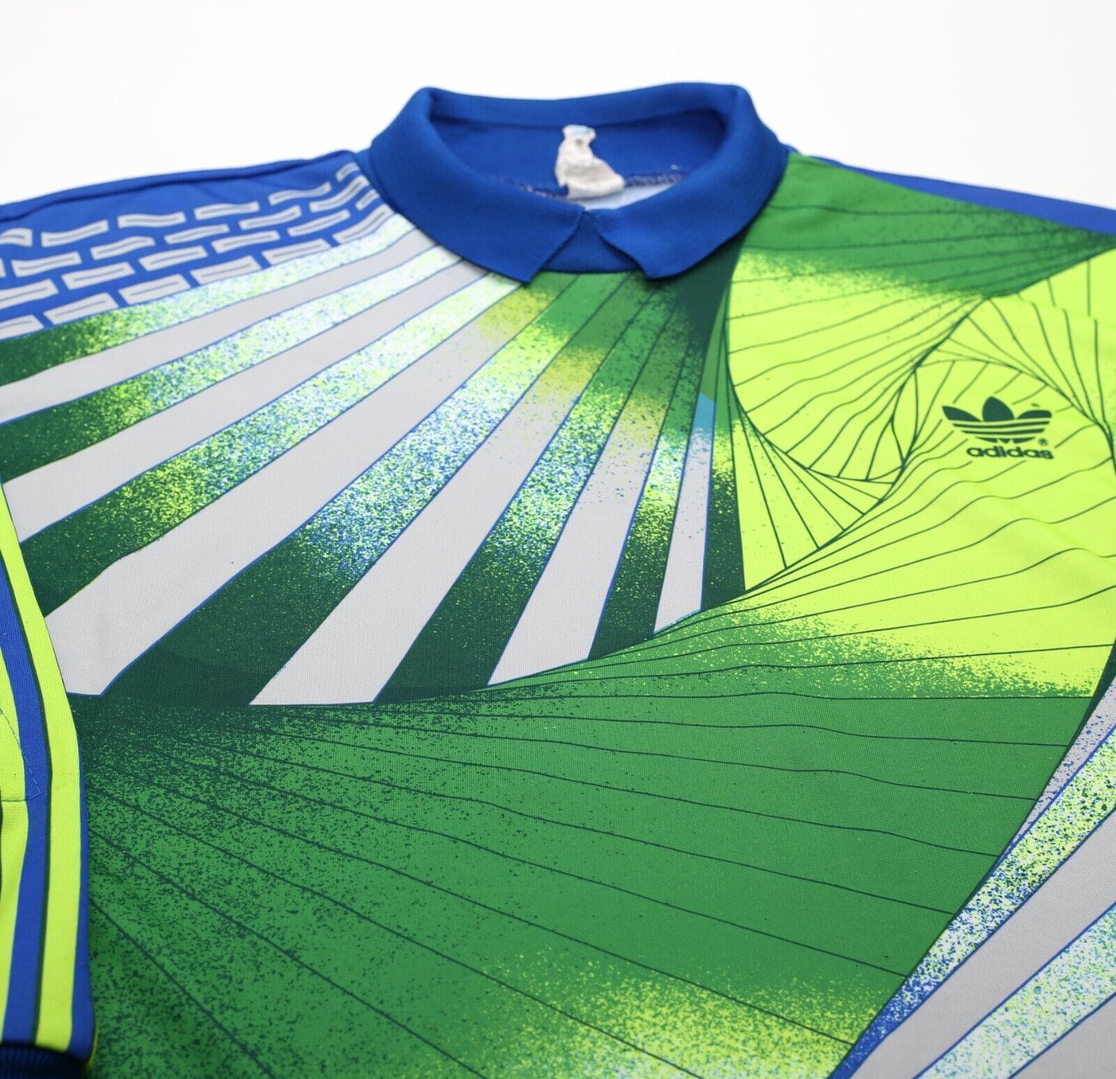 1990/94 #1 ADIDAS Vintage GoalKeeper Football Shirt Jersey (M) Marseille Barthez