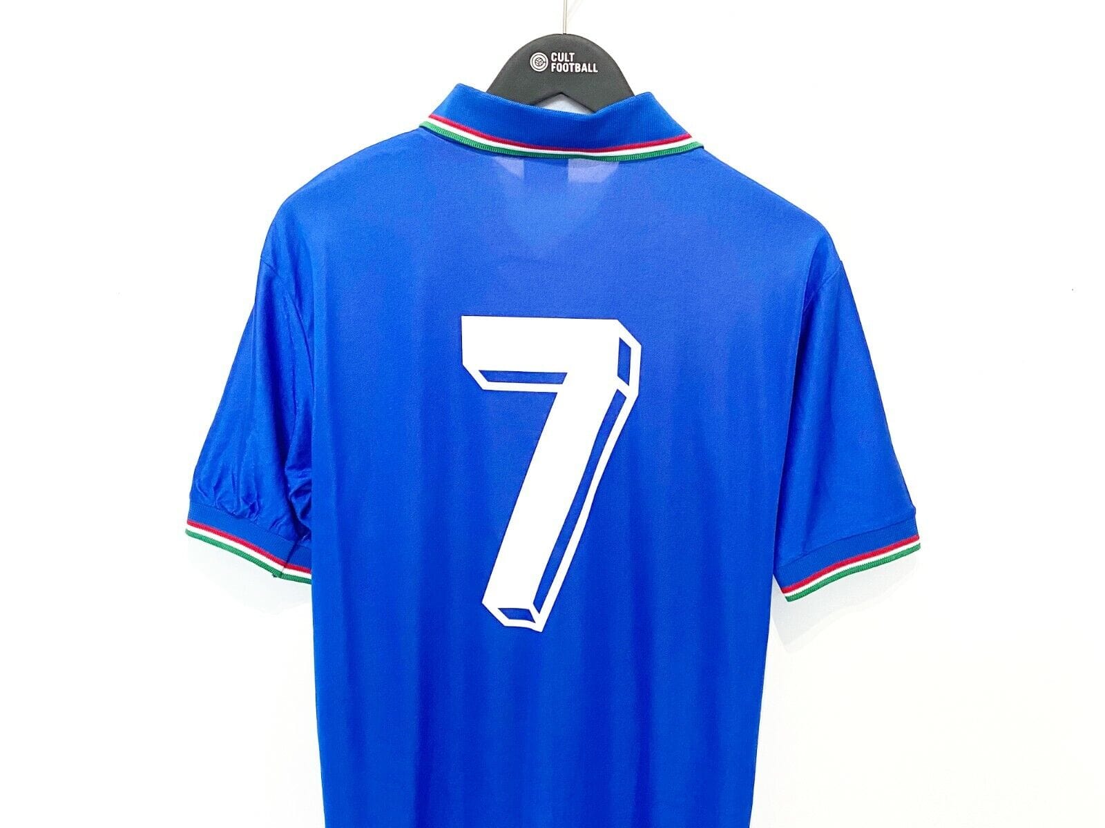 1990 MALDINI #7 Italy Vintage Diadora Home Football Shirt Italia 90 (M) AC Milan