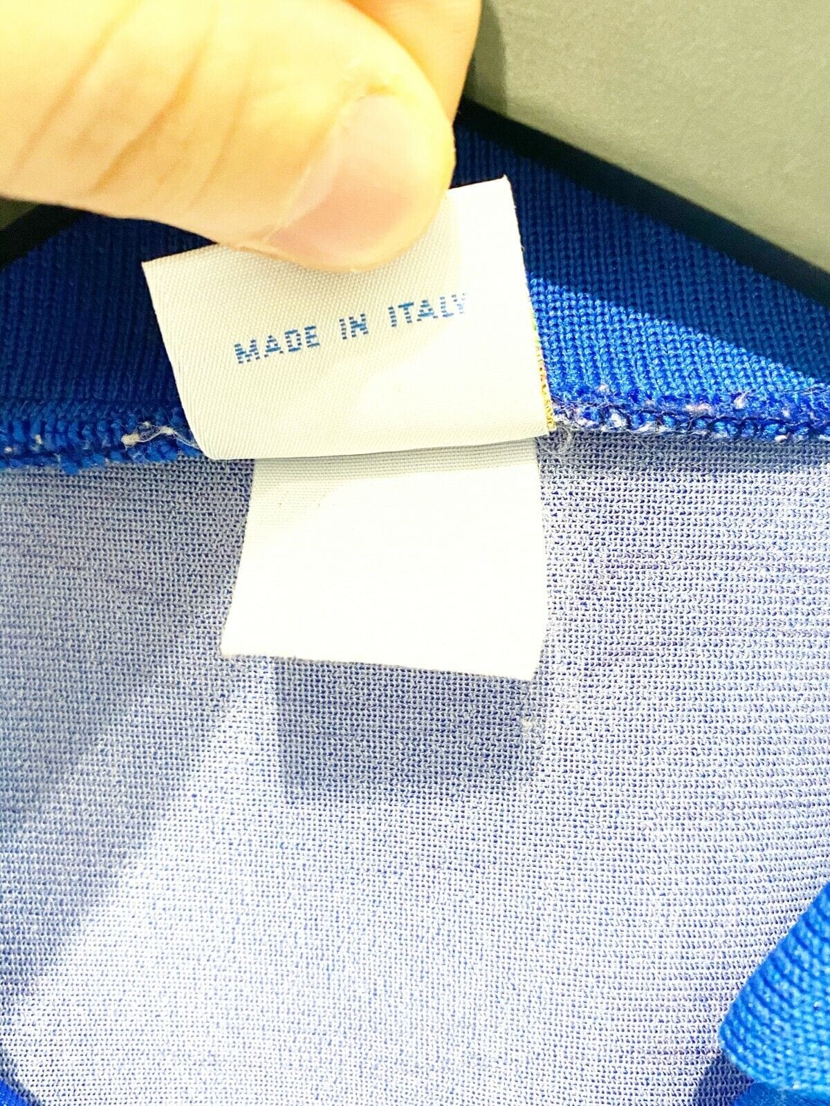 1990 MALDINI #7 Italy Vintage Diadora Home Football Shirt Italia 90 (M) AC Milan