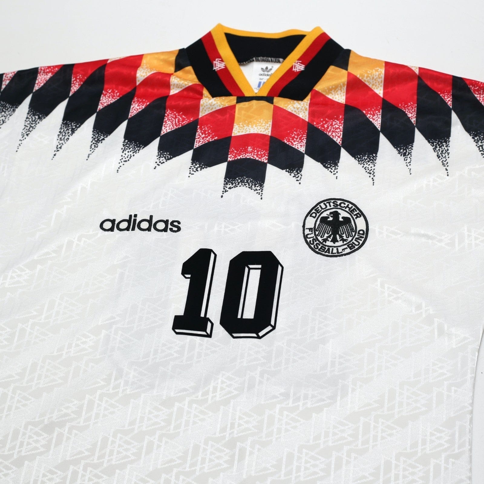1990 Matthaus #10 Germany Vintage adidas Football Shirt (S) USA 94