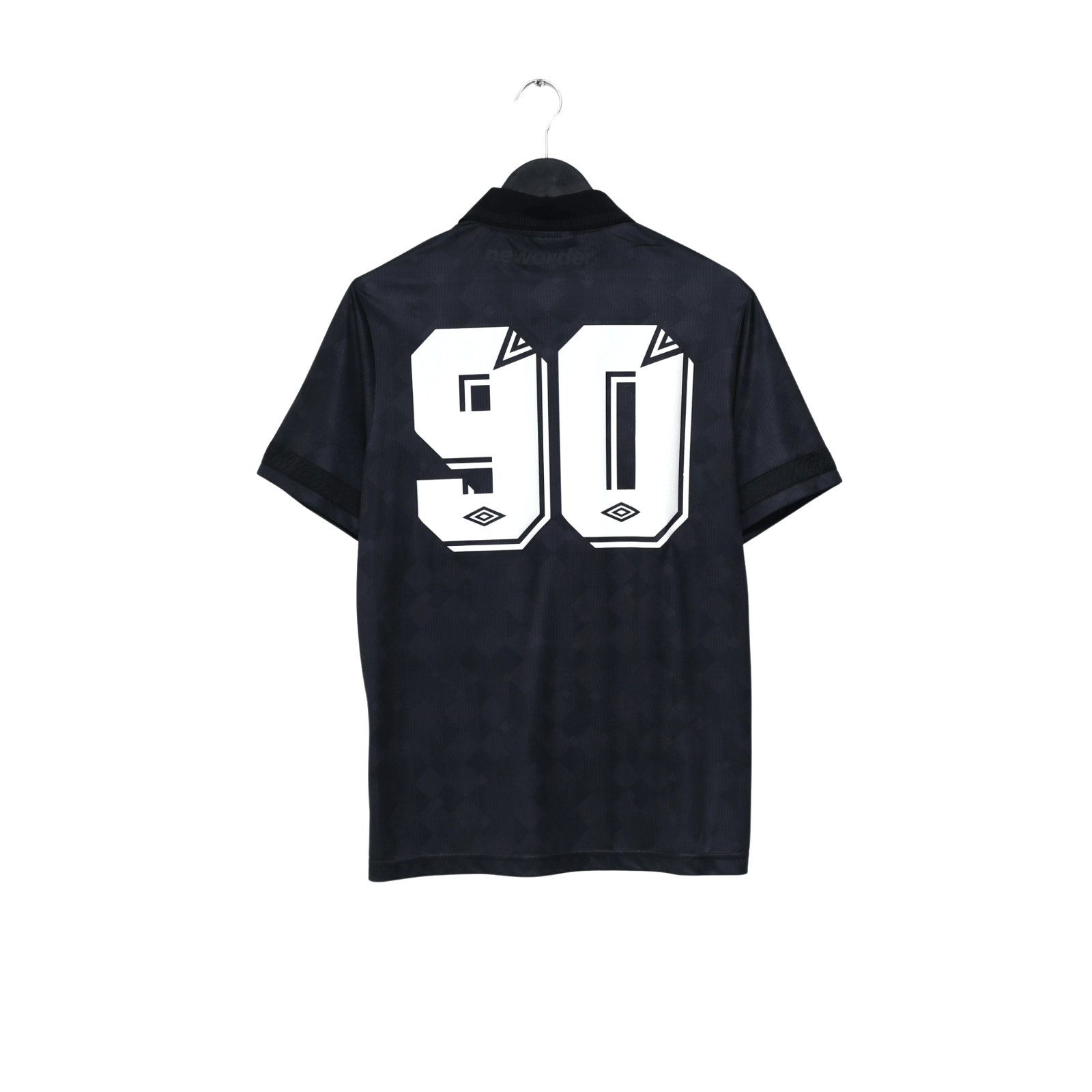 1990 New Order x Umbro Retro Blackout Football Shirt (S) Italia 90 England