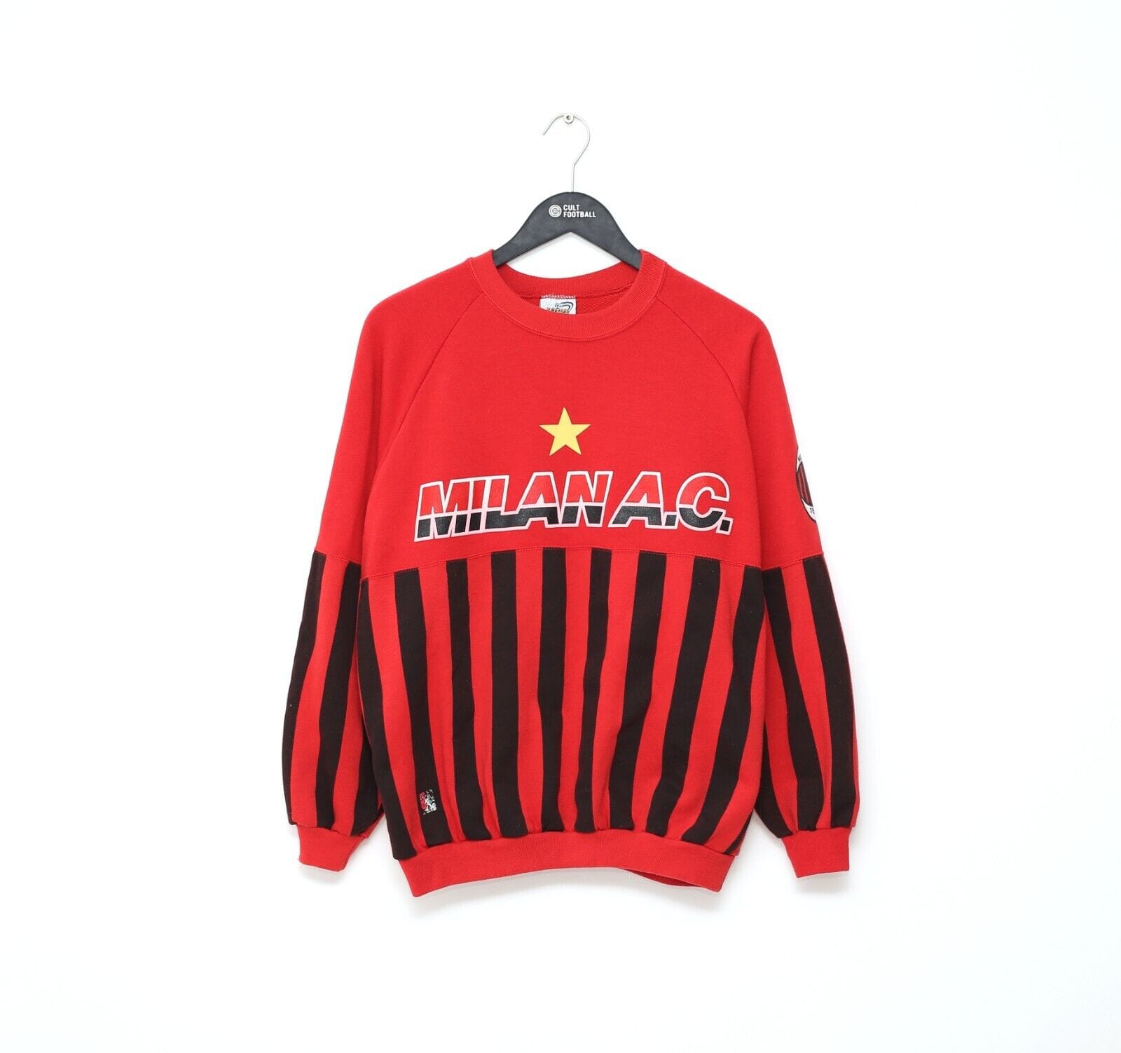 1990's AC MILAN Vintage Le Felpe Dei Grandi Club Football Sweatshirt (M)