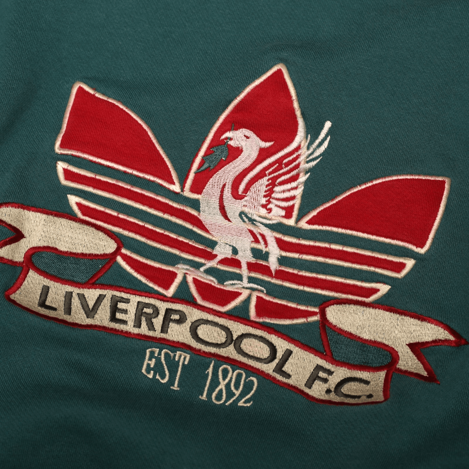 1990's Liverpool Vintage adidas Djurgarden 1948 Sweatshirt (XL) 44/46