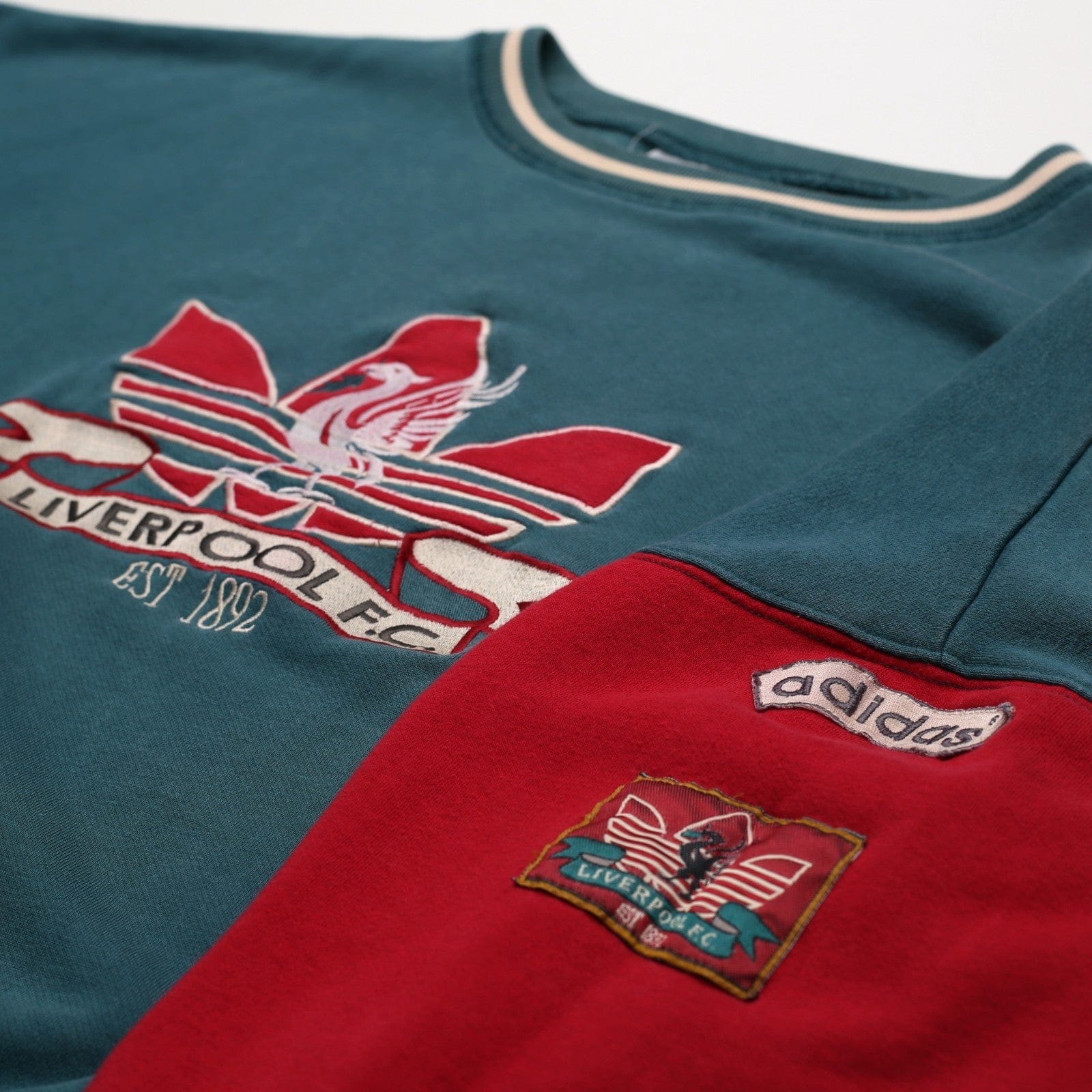 1990's Liverpool Vintage adidas Djurgarden 1948 Sweatshirt (XL) 44/46