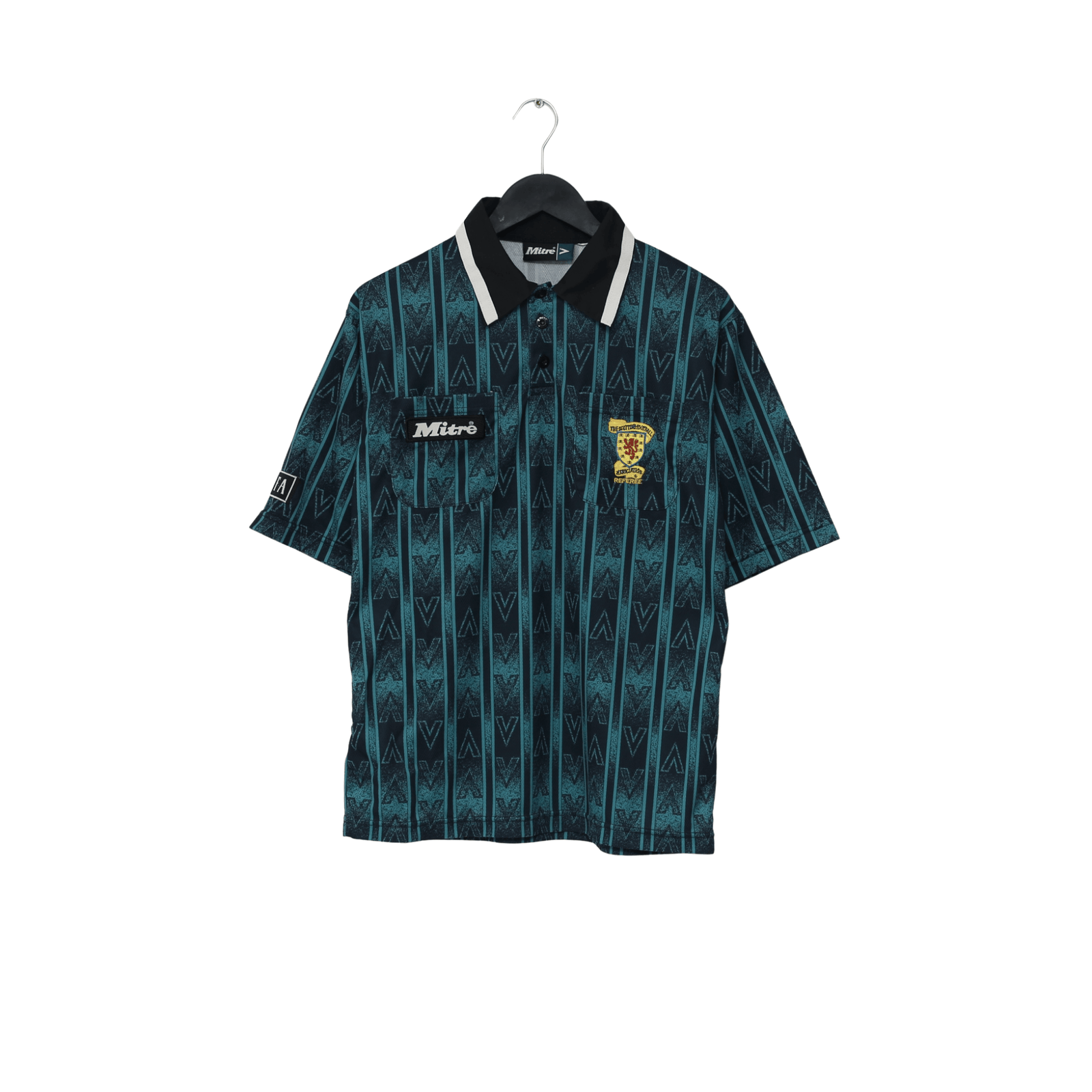 1990's Scotland SFA Vintage Mitre Football Referee Shirt (M)