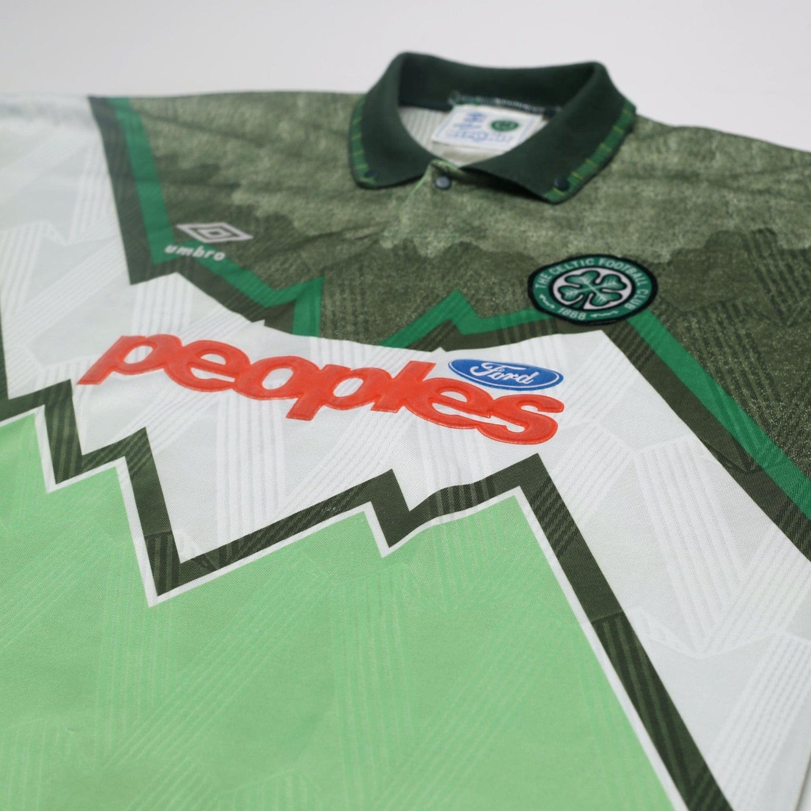 1991/92 Celtic Vintage Umbro Away Football Shirt (XL)