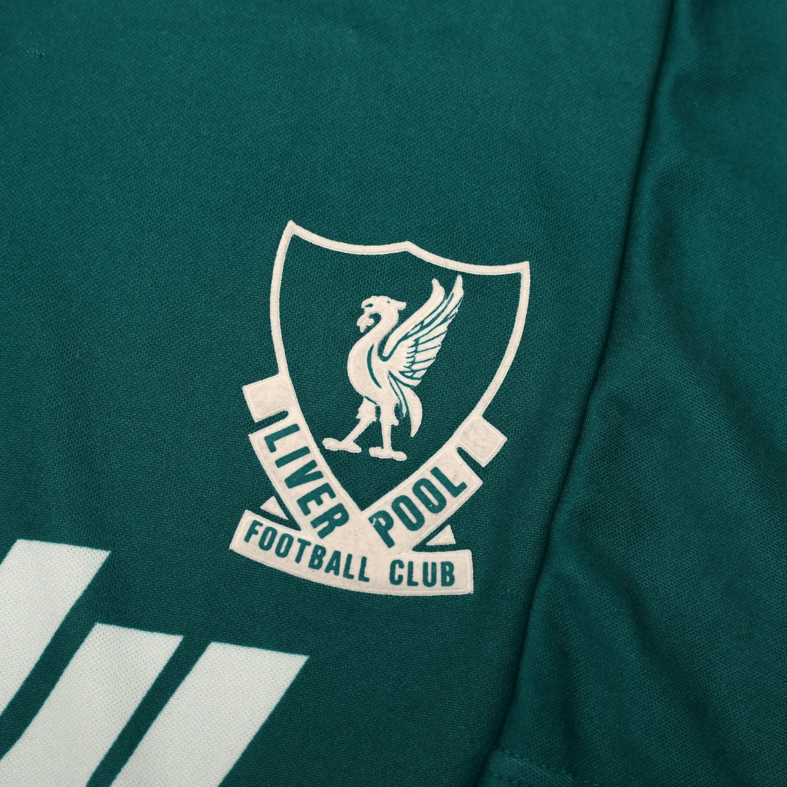 1991/92 Liverpool Vintage adidas Equipment Away Football Shirt 38/40 (M/L) CANDY