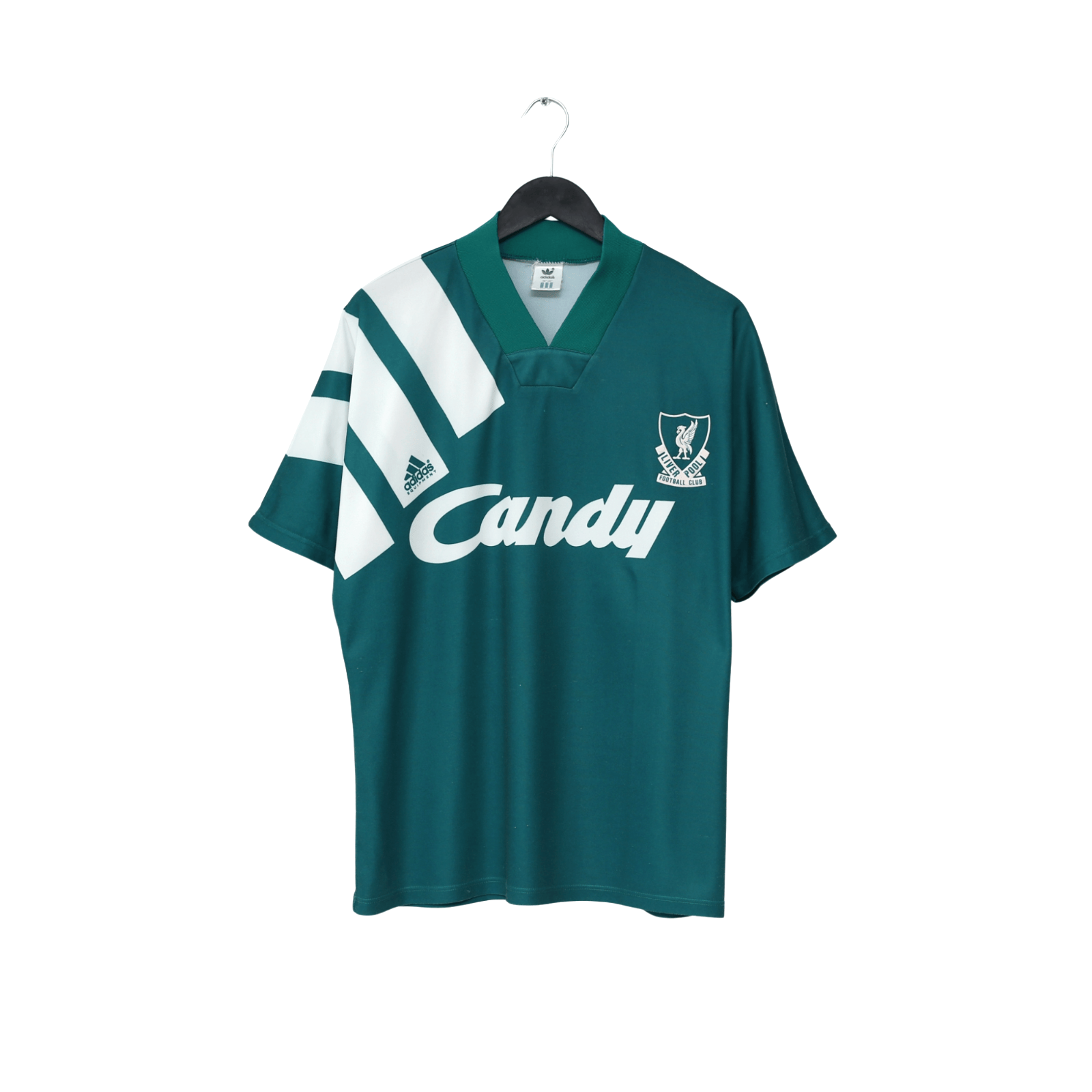 1991/92 Liverpool Vintage adidas Equipment Away Football Shirt 38/40 (M/L) CANDY
