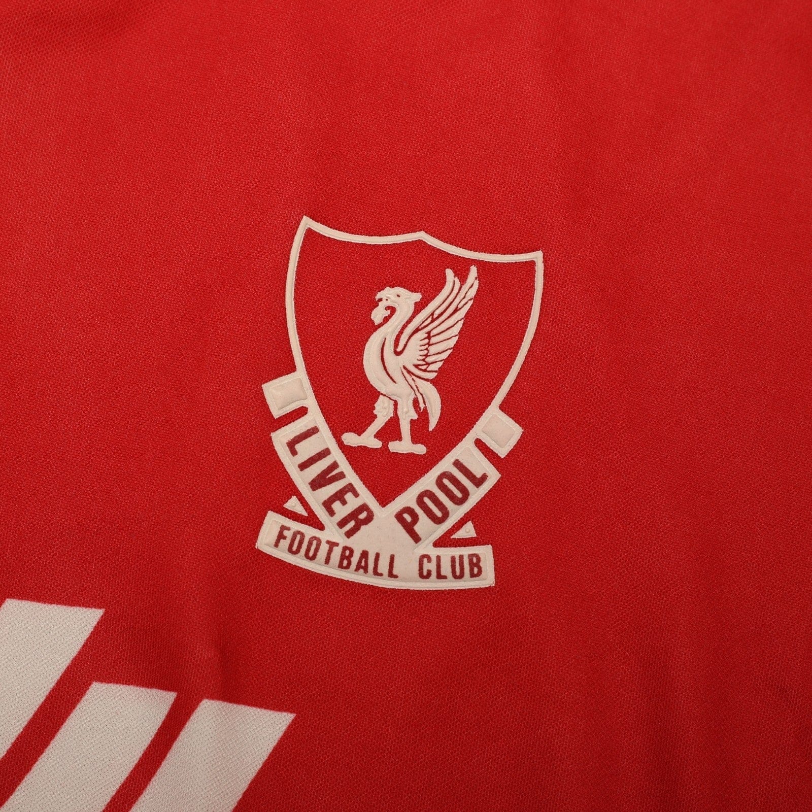 1991/92 Liverpool Vintage adidas Equipment Home Football Shirt 38/40 (M) CANDY