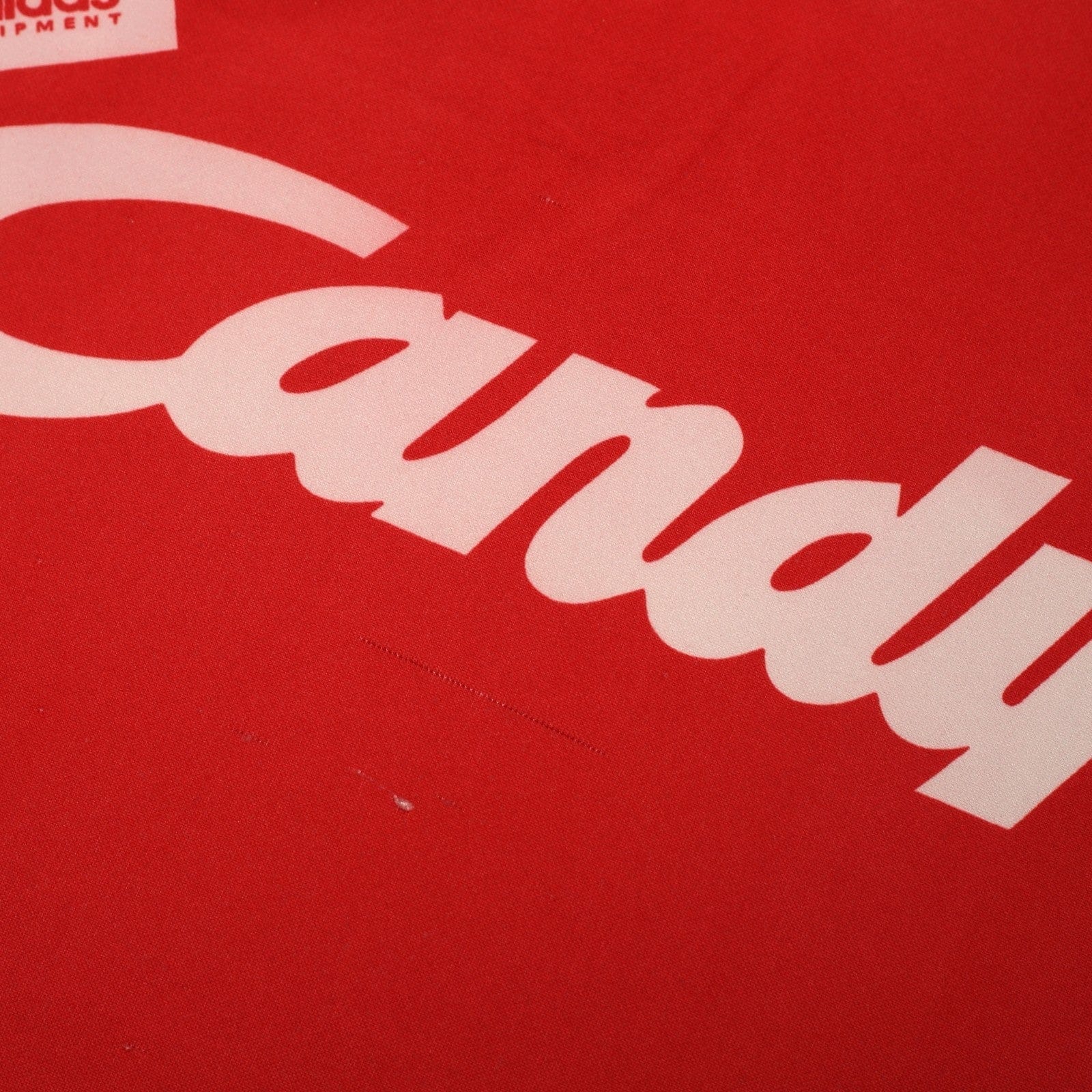 1991/92 Liverpool Vintage adidas Equipment Home Football Shirt 40/42 (L) CANDY