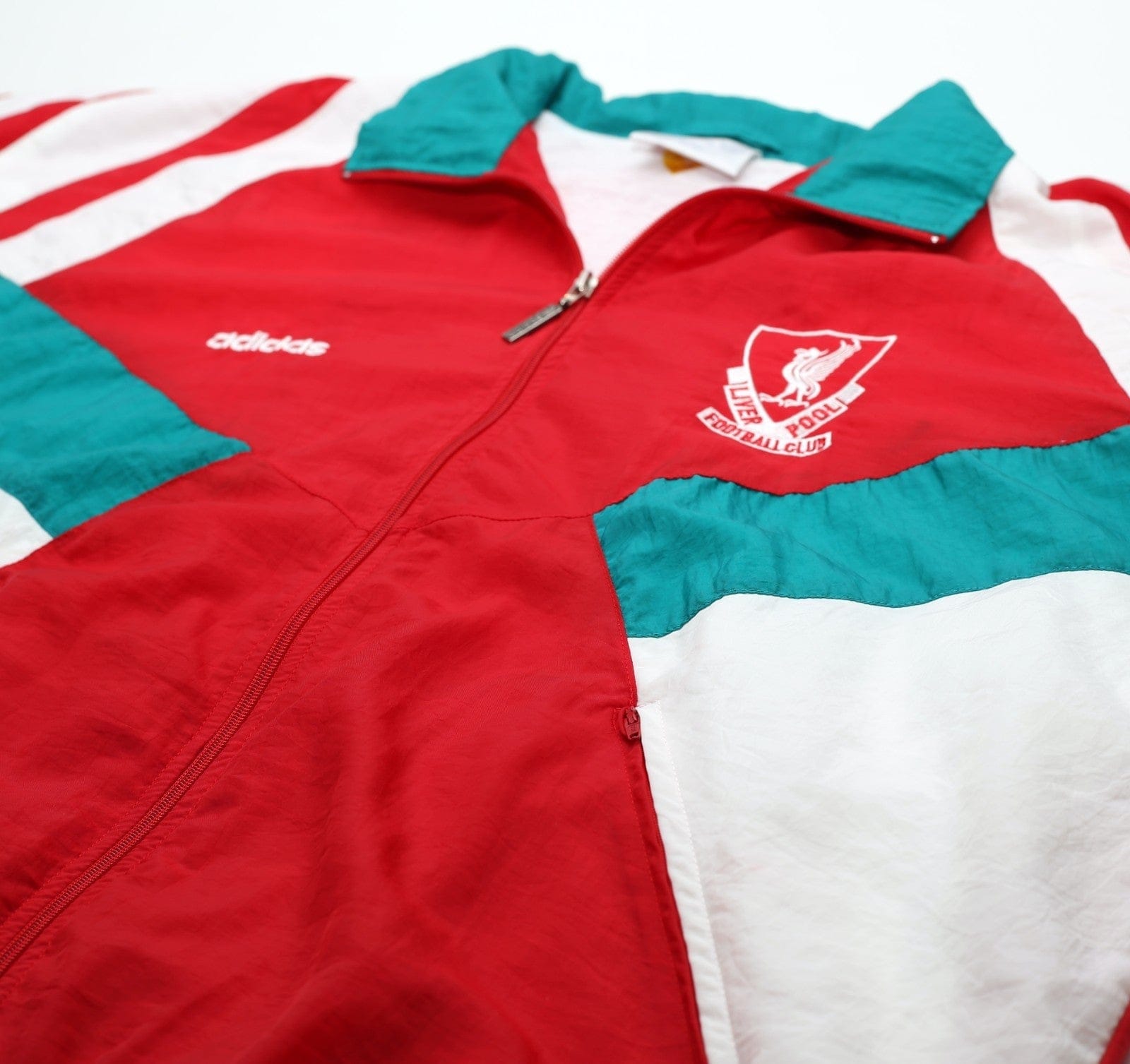 1991/92 LIVERPOOL Vintage adidas Full Football Tracksuit (L/XL) 40/42 MINT