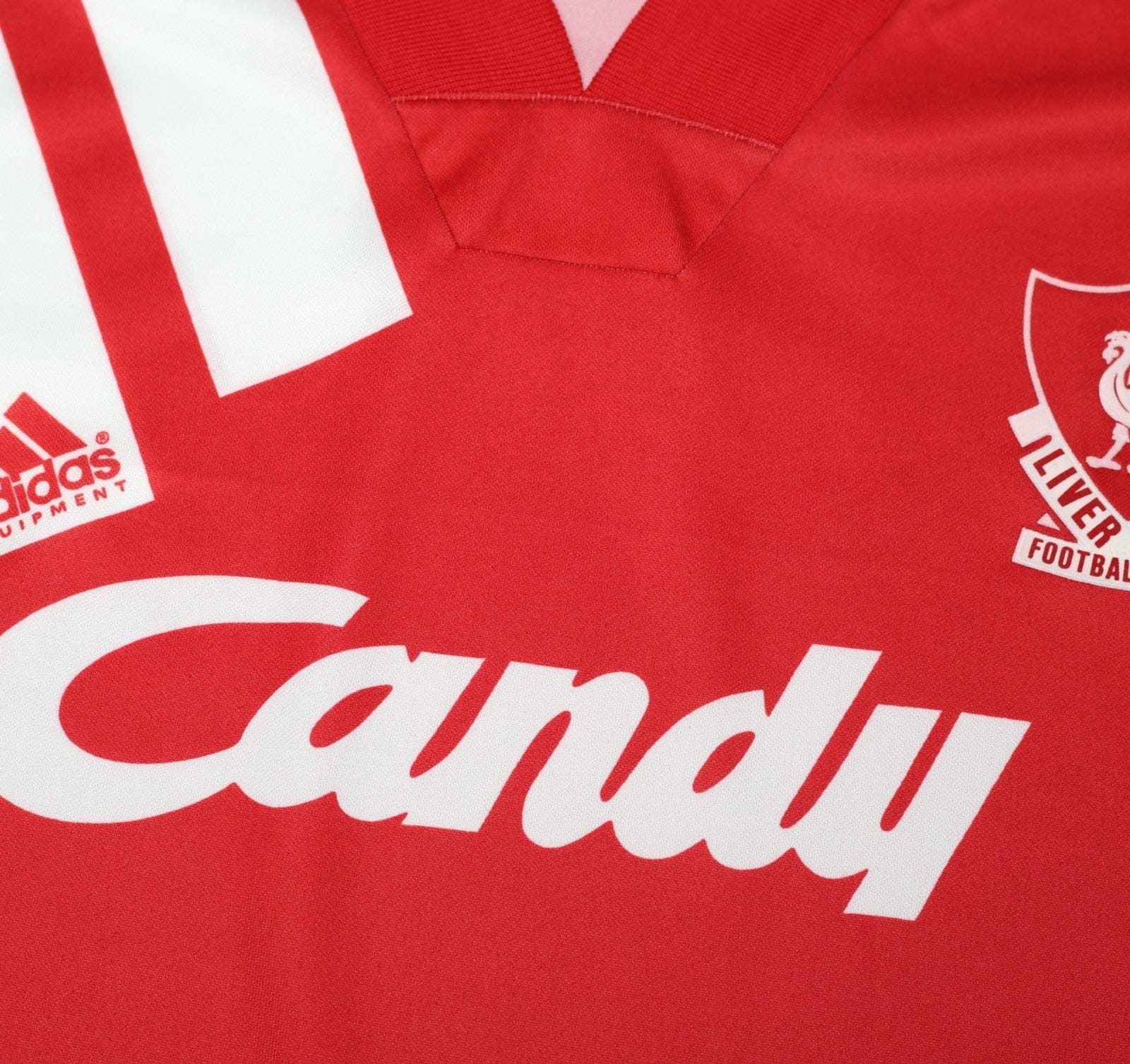 1991/92 LIVERPOOL Vintage adidas Home Football Shirt 34/36 (S) CANDY