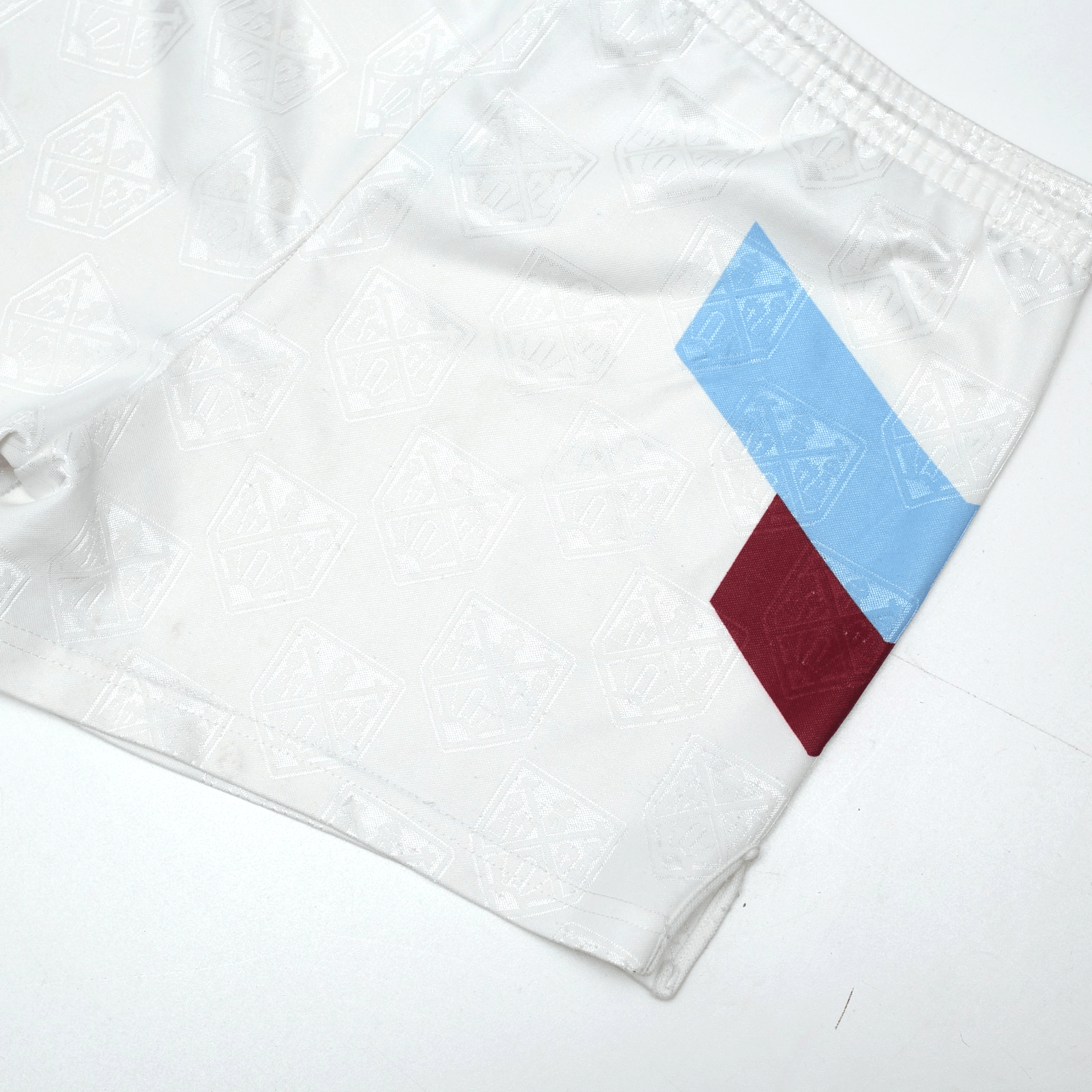 1991/92 West Ham United Vintage Bukta Home Football Shorts 30" Waist