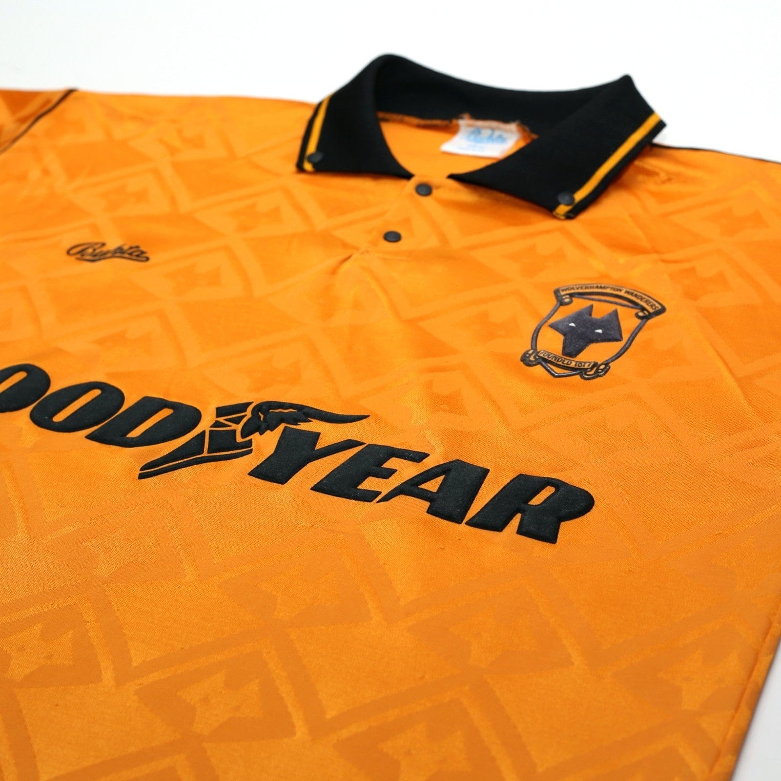 1991/92 Wolverhampton Wanderers Vintage Bukta Home Football Shirt 42 (L) Wolves