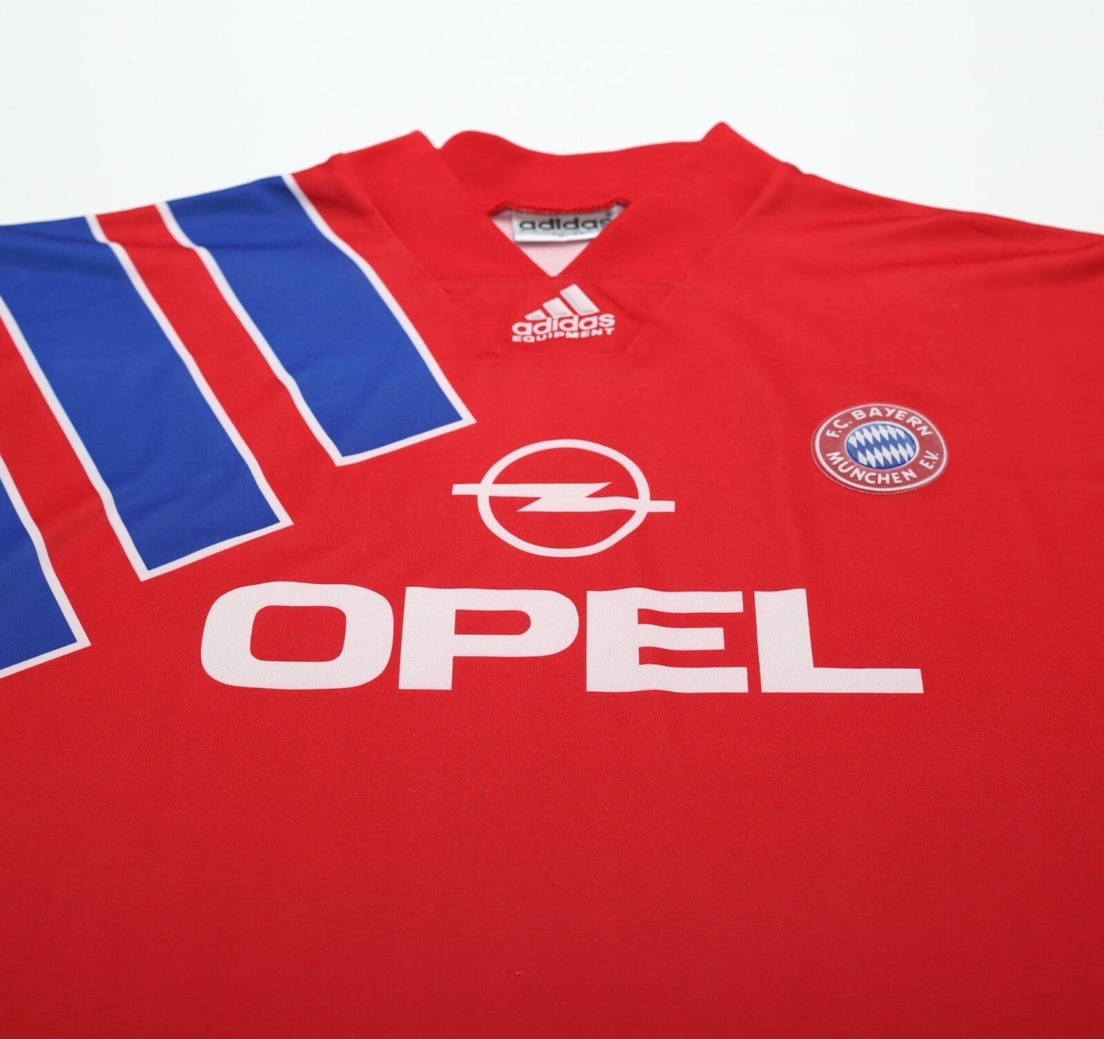 1991/93 BAYERN MUNICH Vintage adidas Home Football Shirt (L) 40/42