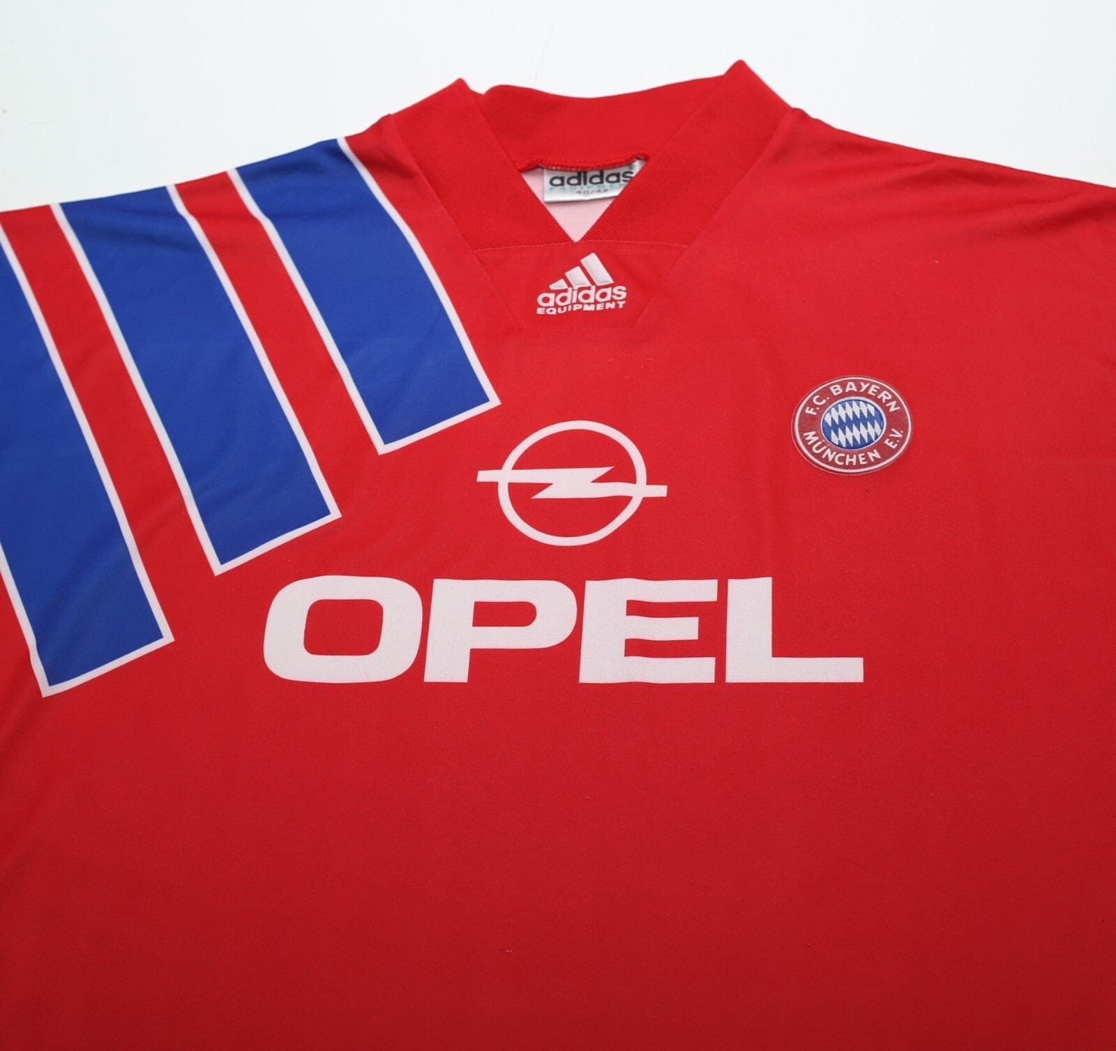 1991/93 BAYERN MUNICH Vintage adidas Home Football Shirt (L) 40/42