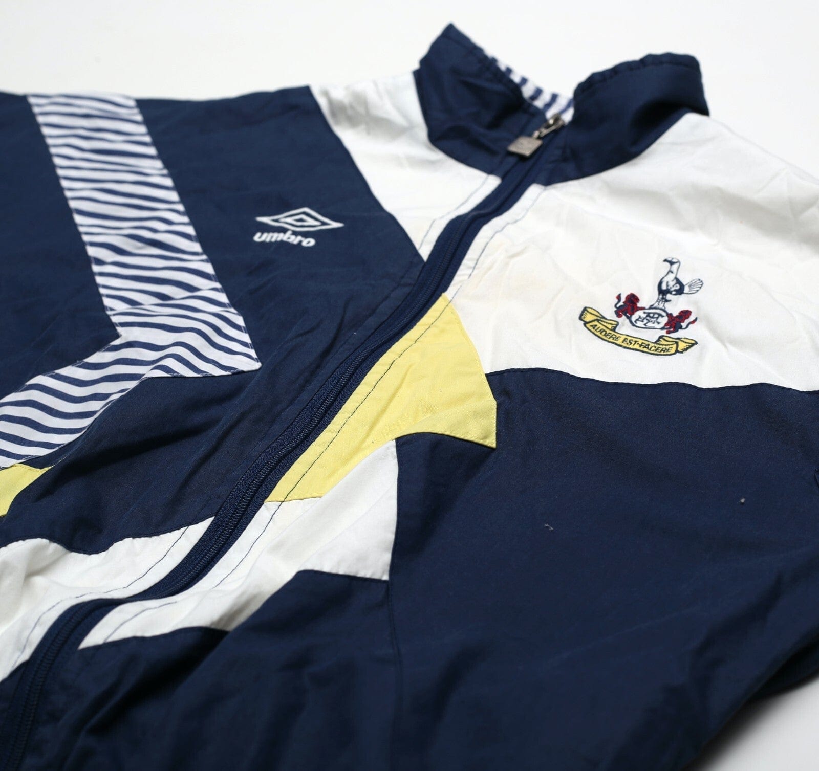 1991/93 TOTTENHAM HOTSPUR Vintage Umbro Home Football Track Top (Y) 32
