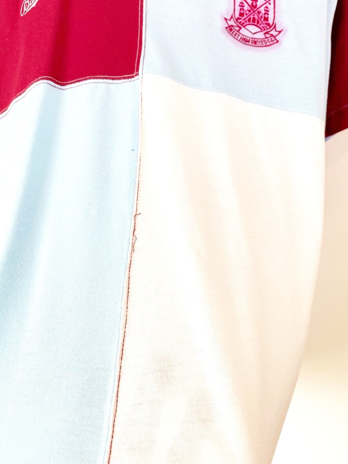 1991/93 WEST HAM UNITED Vintage Bukta Football Polo Shirt (L)