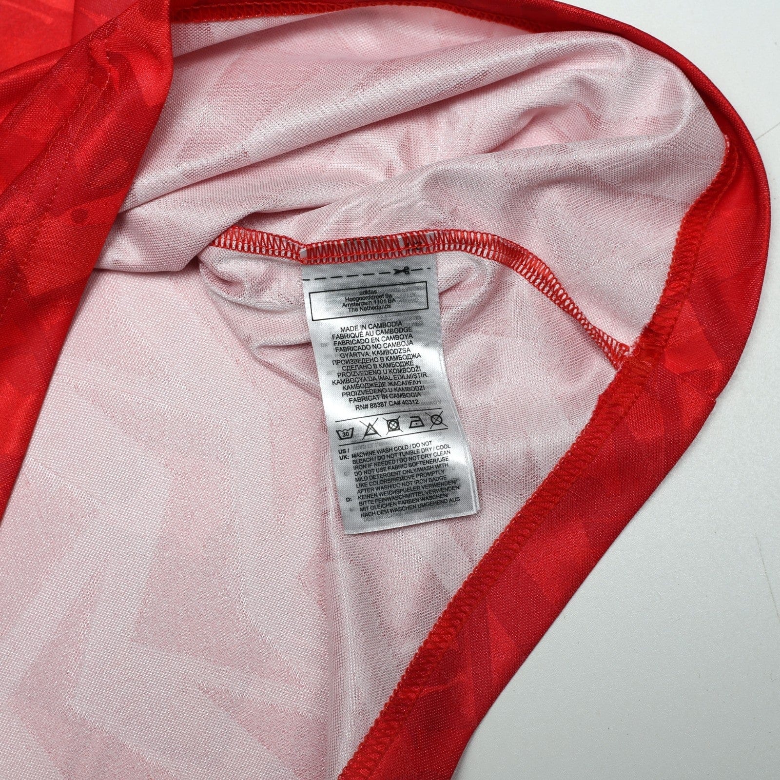 1991/93 Wright #8 Arsenal Retro adidas Originals Home Football Shirt (S)