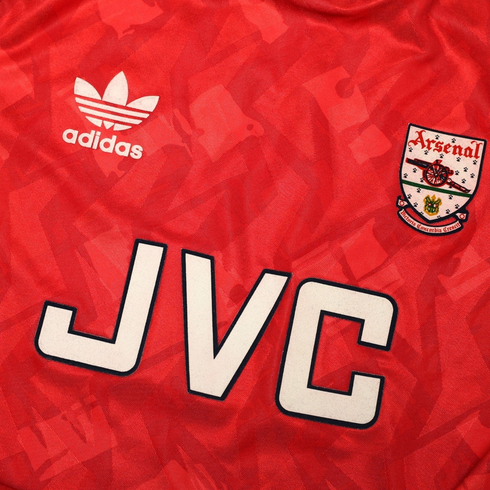 1991/93 Wright #8 Arsenal Retro adidas Originals Home Football Shirt (S)