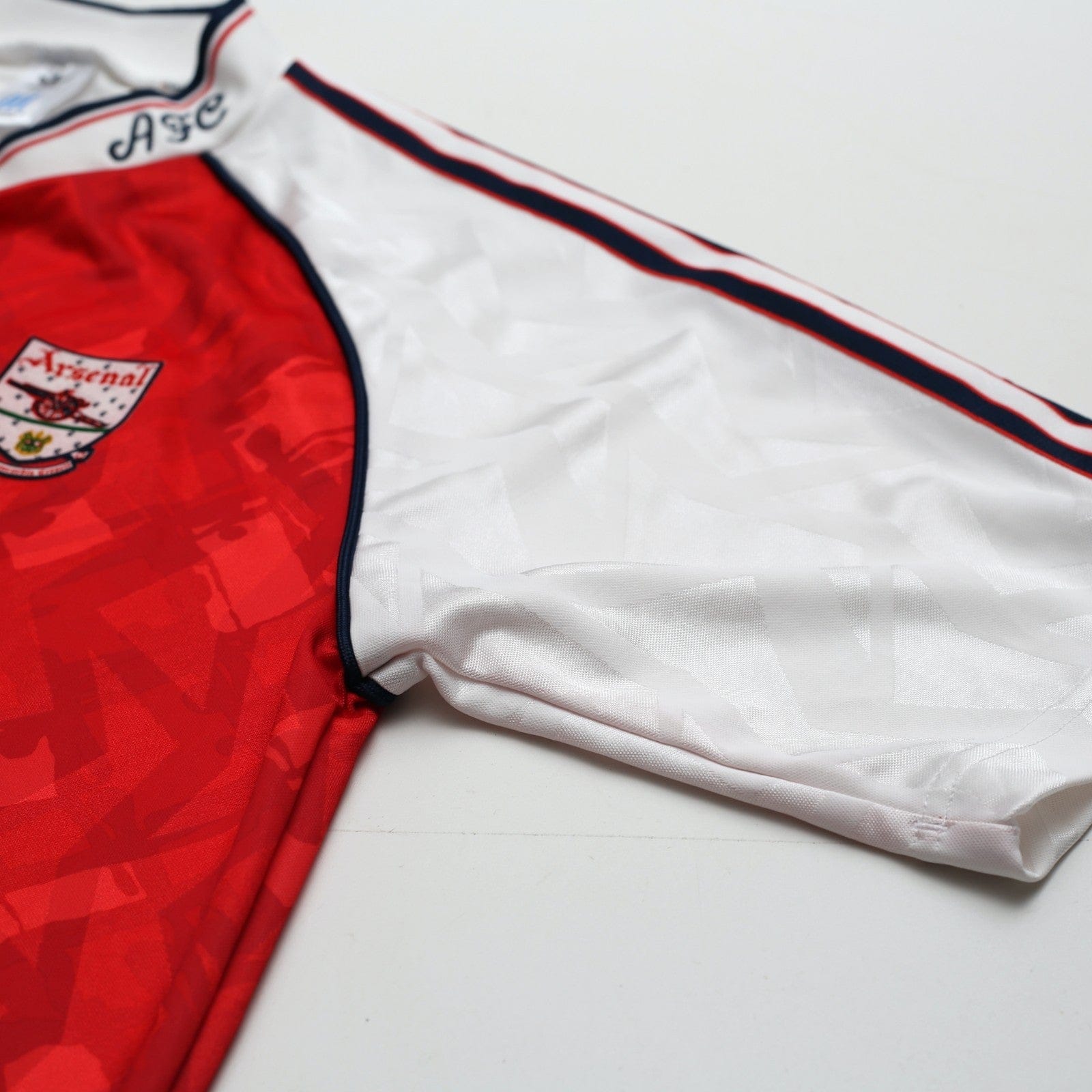 1991/93 Wright #8 Arsenal Retro adidas Originals Home Football Shirt (S)