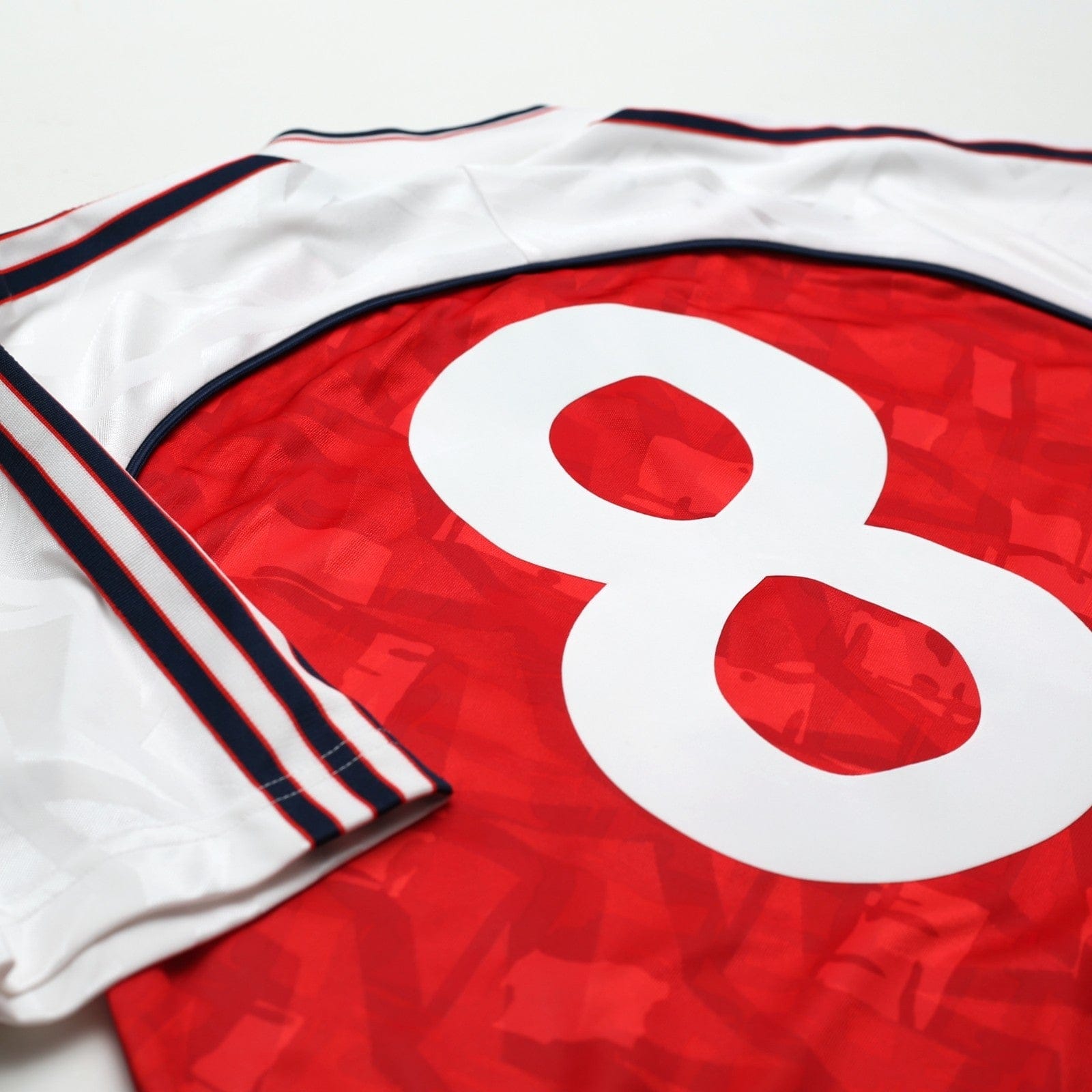 1991/93 Wright #8 Arsenal Retro adidas Originals Home Football Shirt (S)