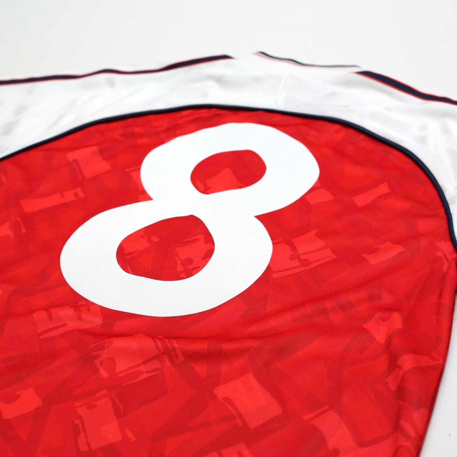 1991/93 Wright #8 Arsenal Retro adidas Originals Home Football Shirt (S)