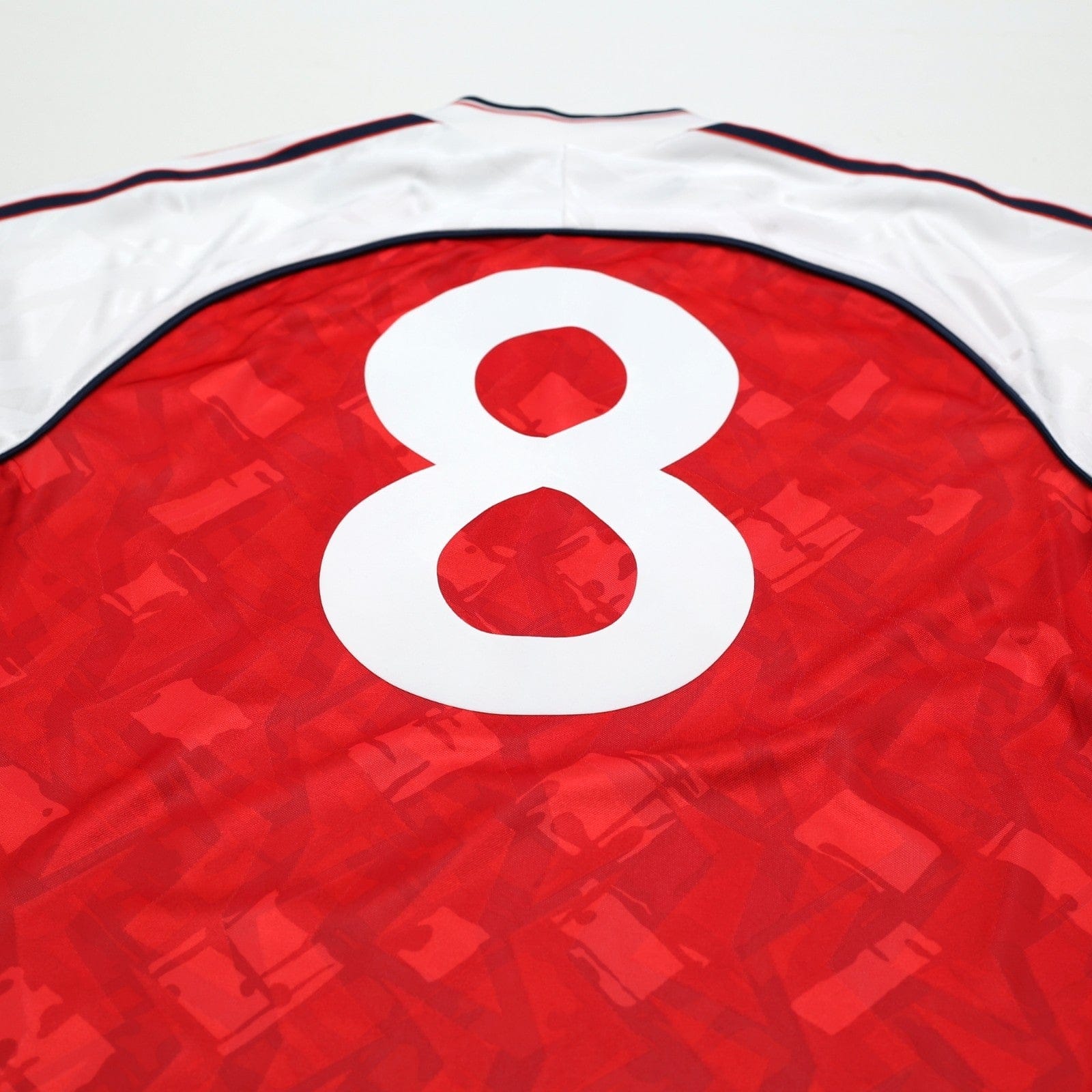 1991/93 Wright #8 Arsenal Retro adidas Originals Home Football Shirt (S)