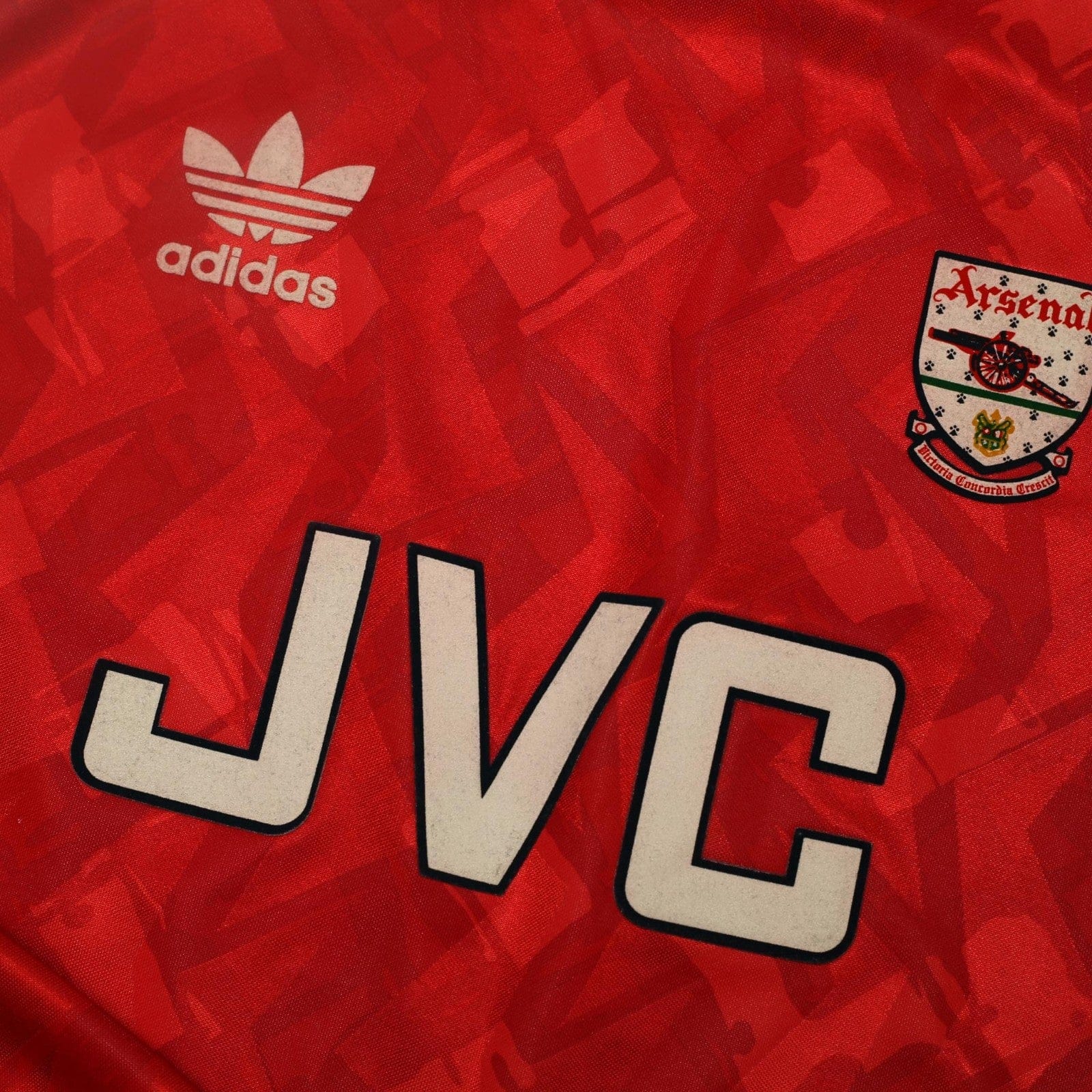 1991/93 Wright #8 Arsenal Retro adidas Originals Home Football Shirt (S)