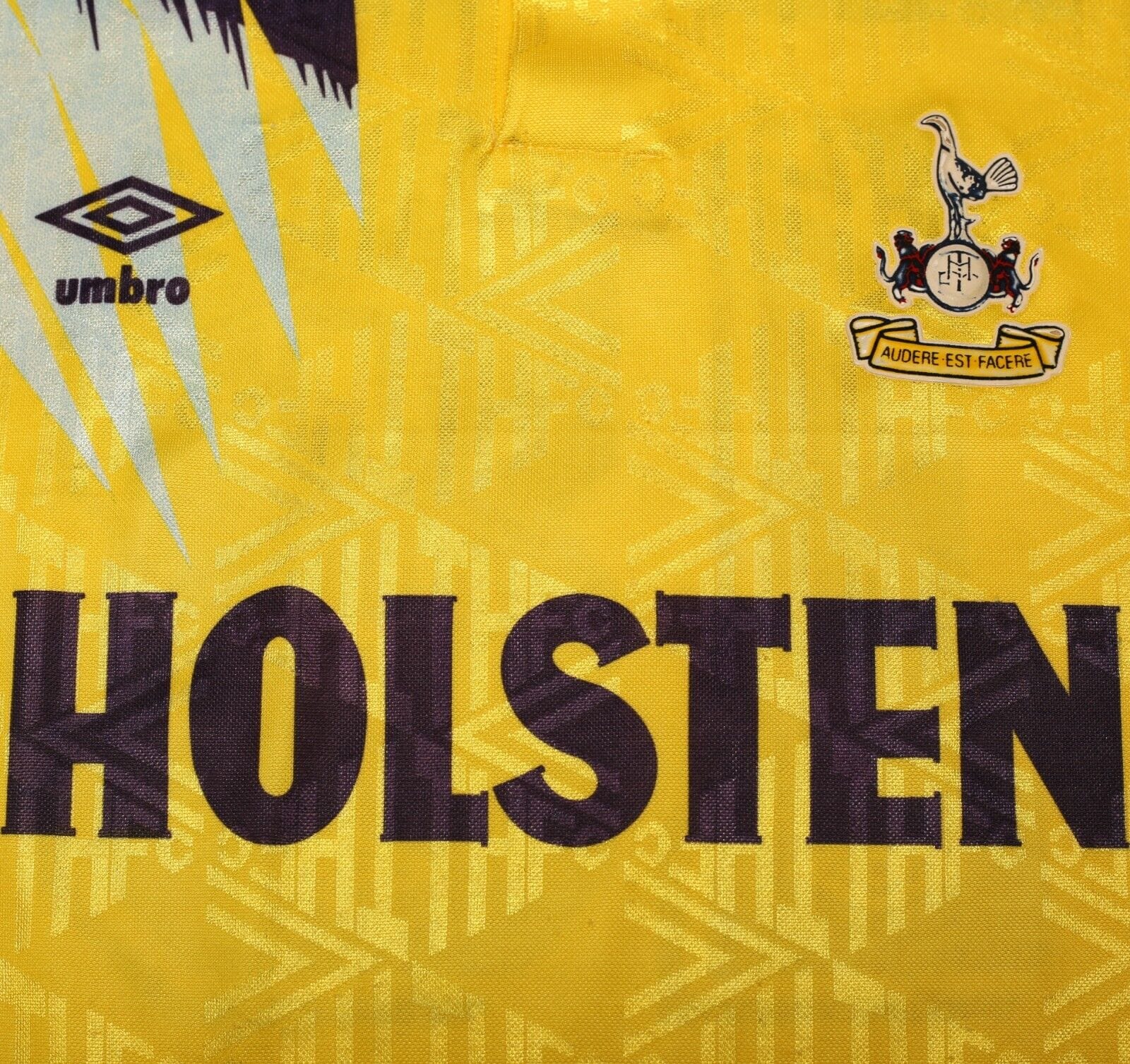 1991/95 KLINSMANN #18 Tottenham Hotspur Vintage Umbro Away Football Shirt (L)