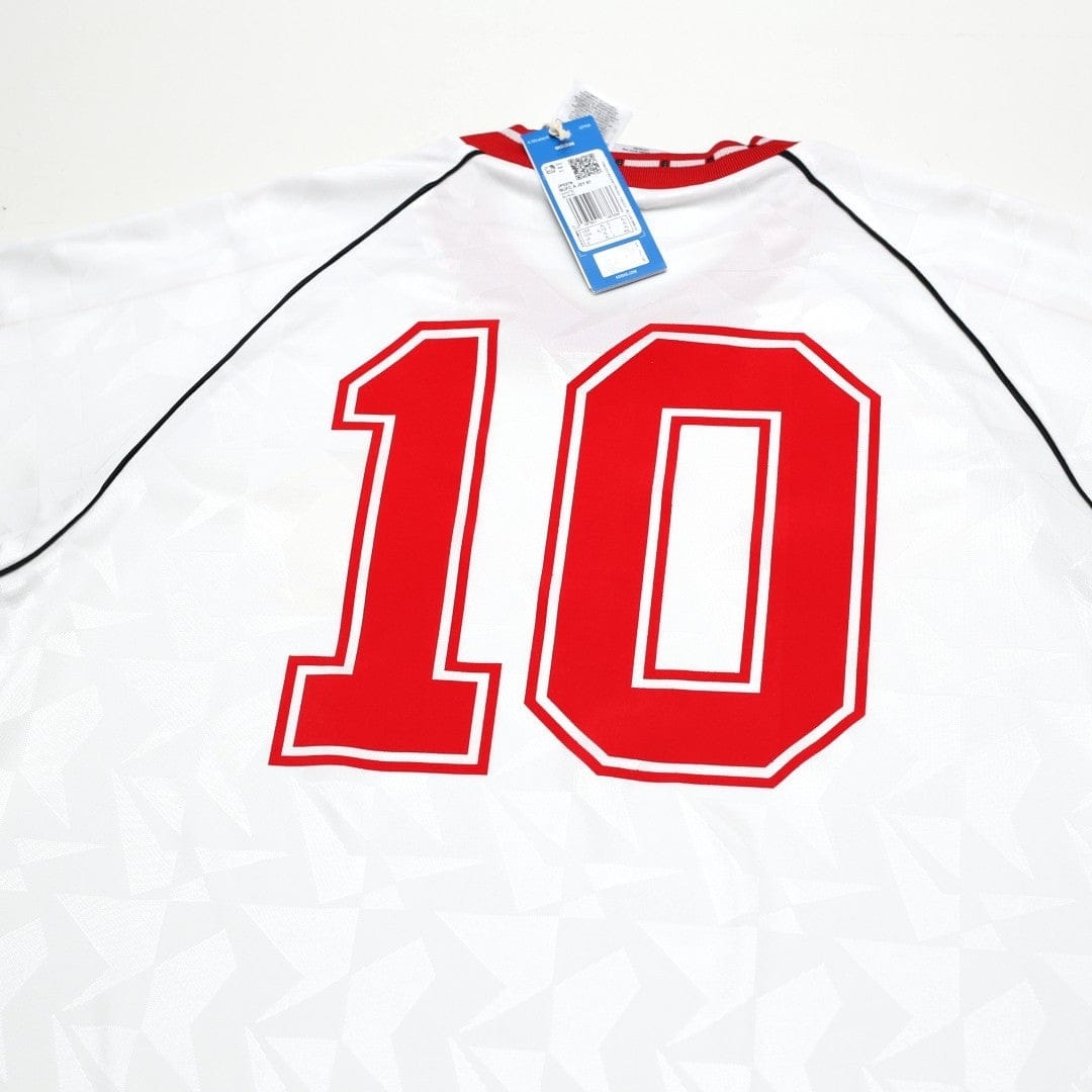 1991 Hughes #10 Manchester United adidas Cup Winners Cup Football Shirt XL BNWT