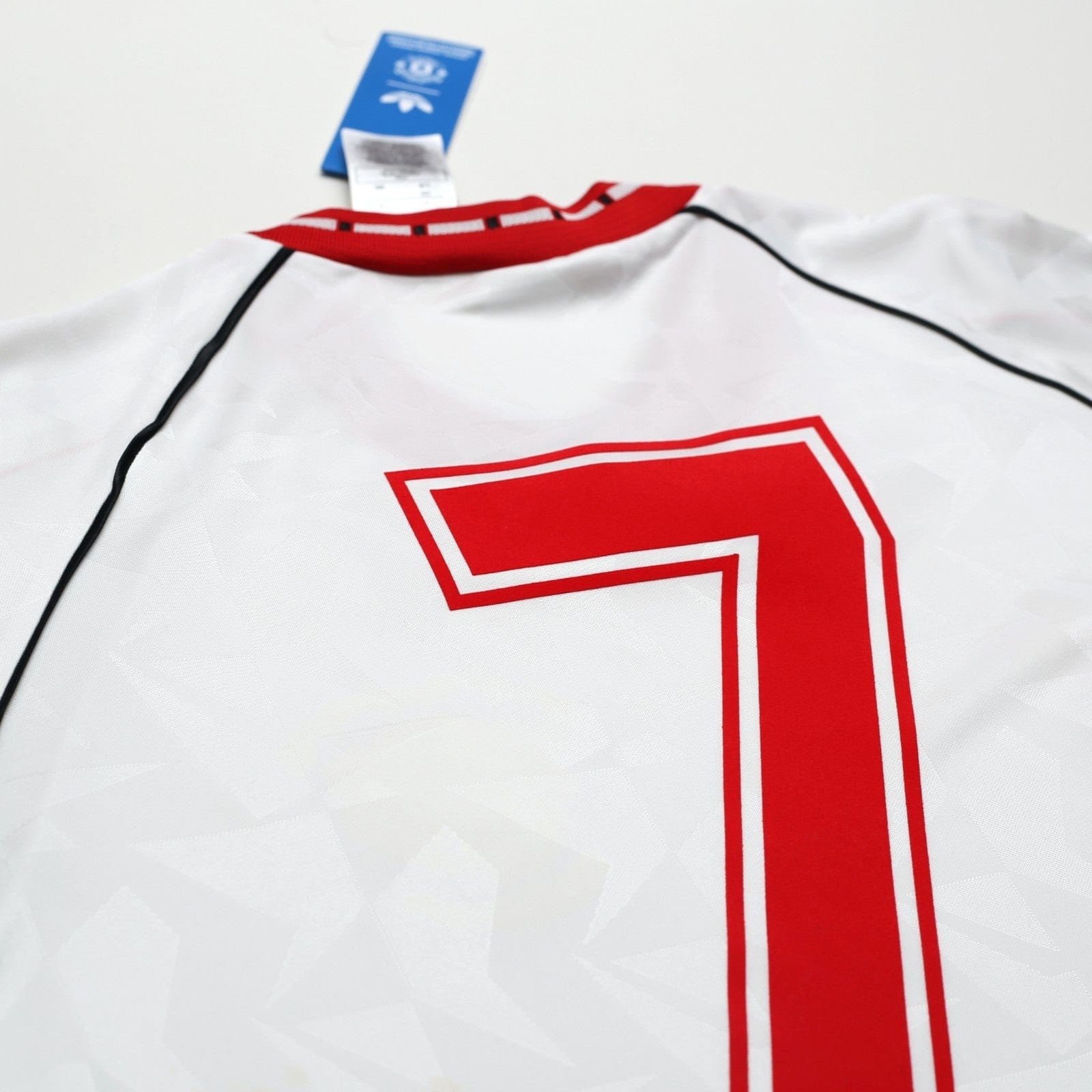 1991 Robson #7 Manchester United adidas Cup Winners Cup Football Shirt (L) BNWT