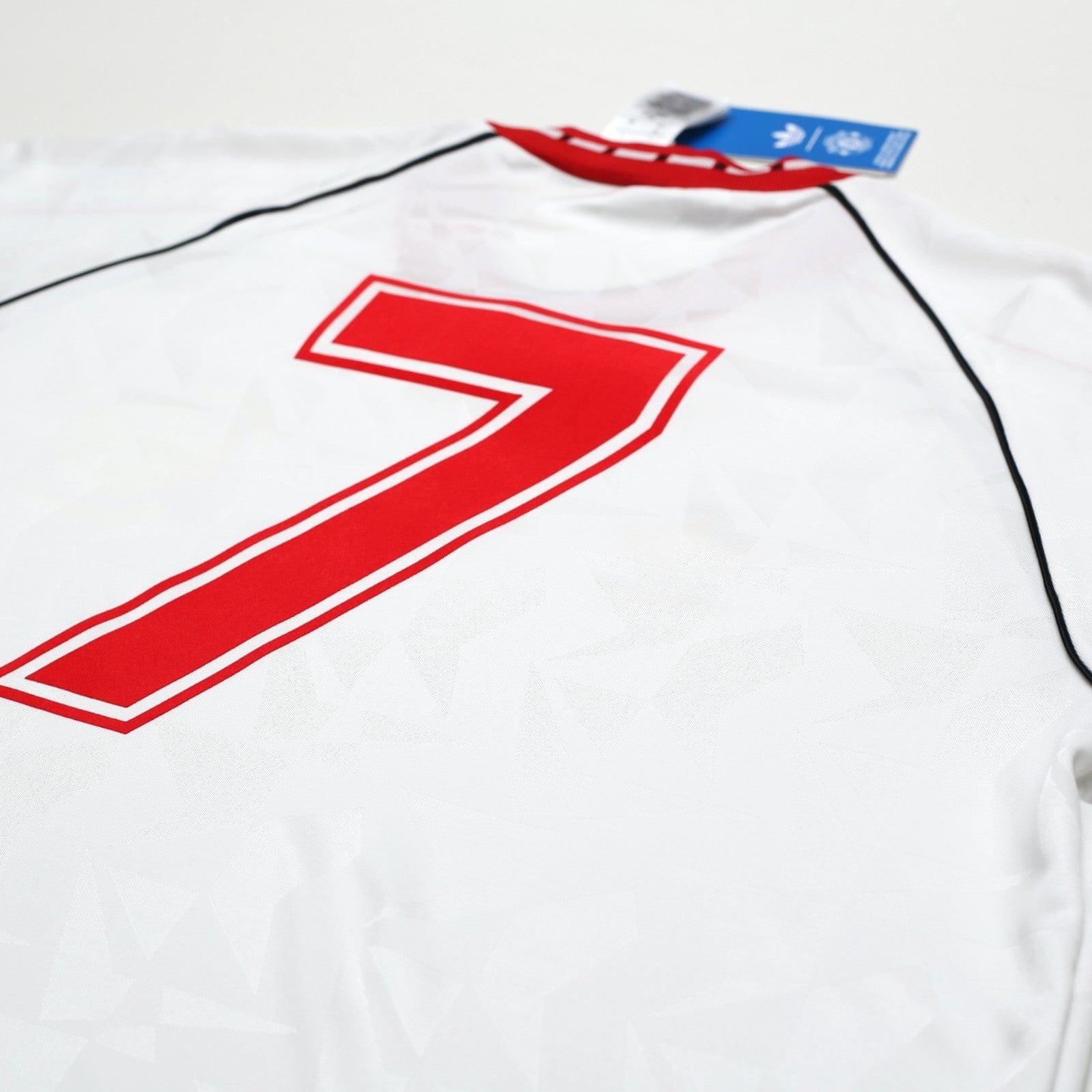 1991 Robson #7 Manchester United adidas Cup Winners Cup Football Shirt (L) BNWT